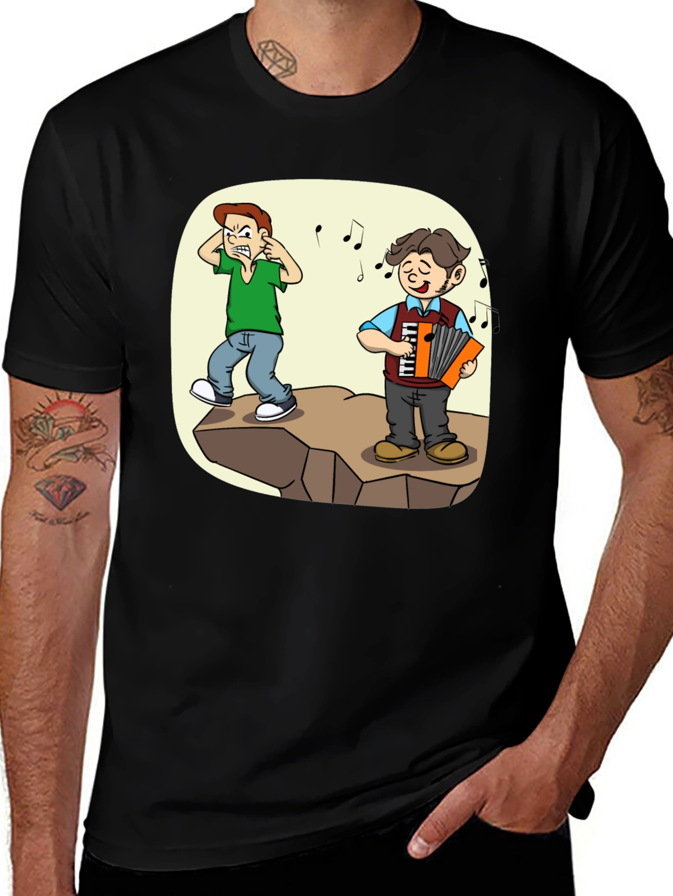 Variant 24 of Accordion Music T-Shirt