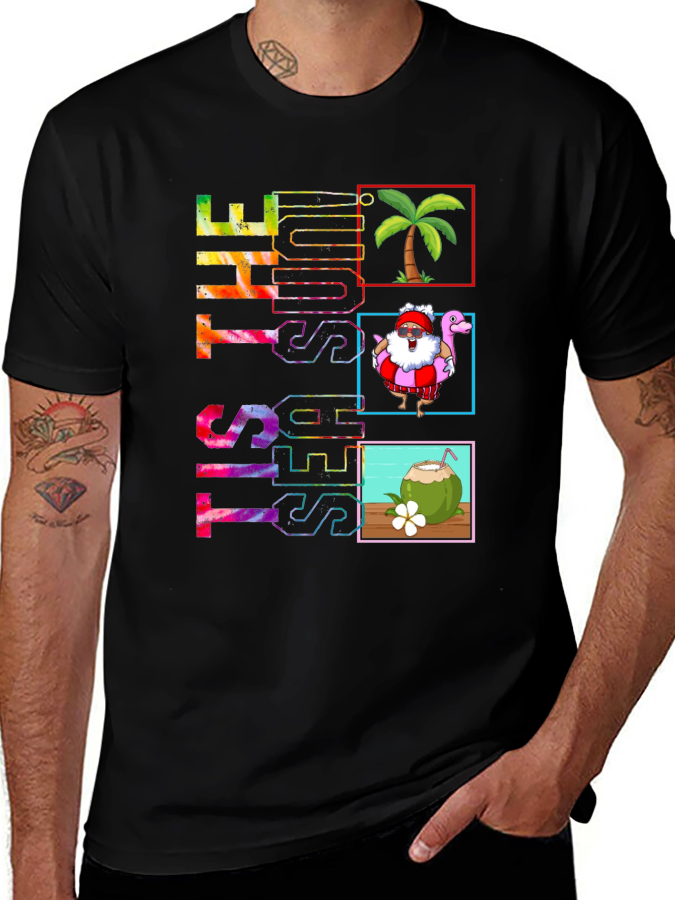 Festive Christmas Summer T-Shirt