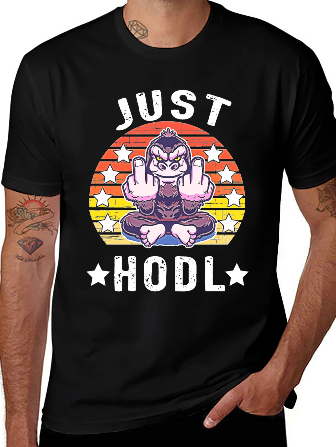 Variant 8 of Just Hodl Gorilla T-Shirt