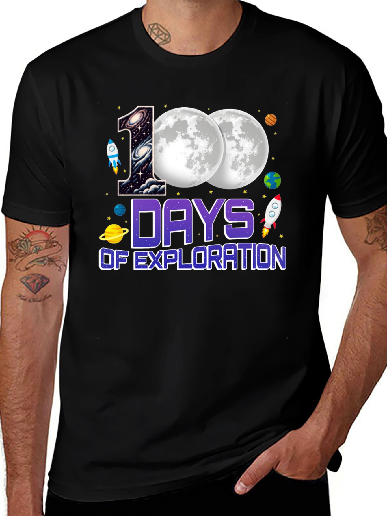 100 Days of Exploration T-Shirt