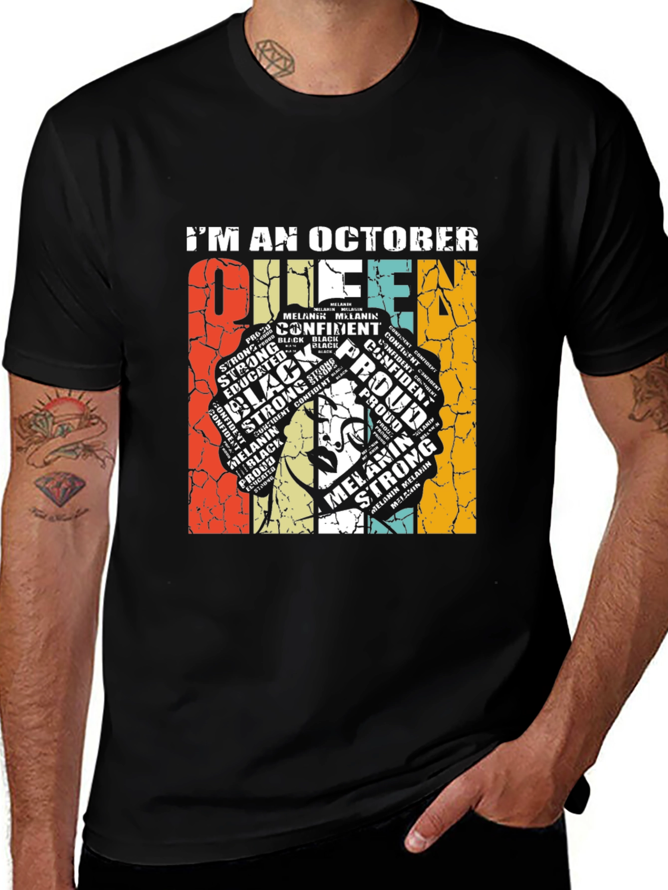 October Queen Black Pride T-Shirt