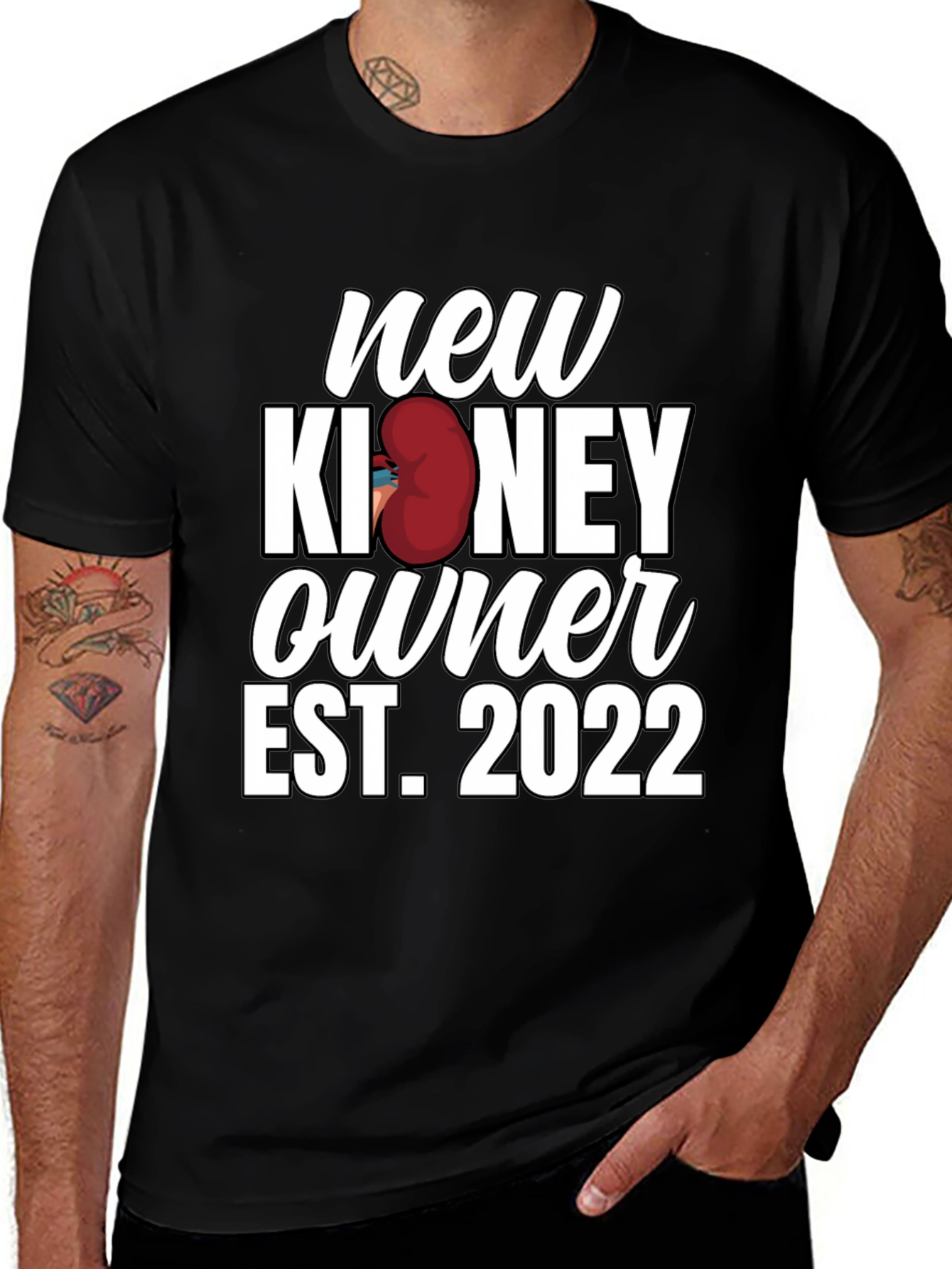 Variant 13 of New Kidney Owner Est. 2022 Black Graphic Tee