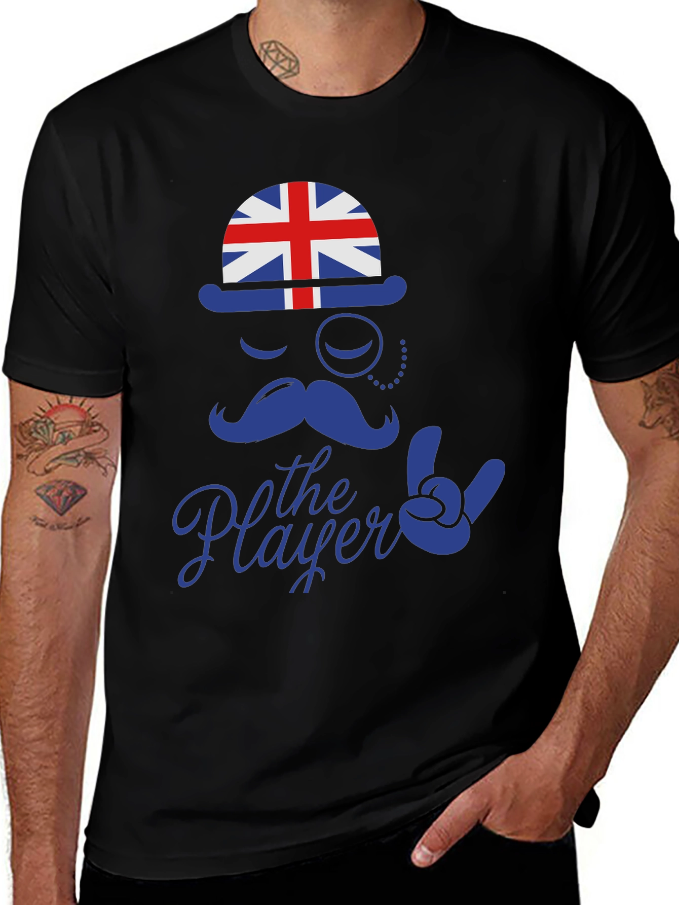 Variant 14 of British Player Graphic Tee - Union Jack Design