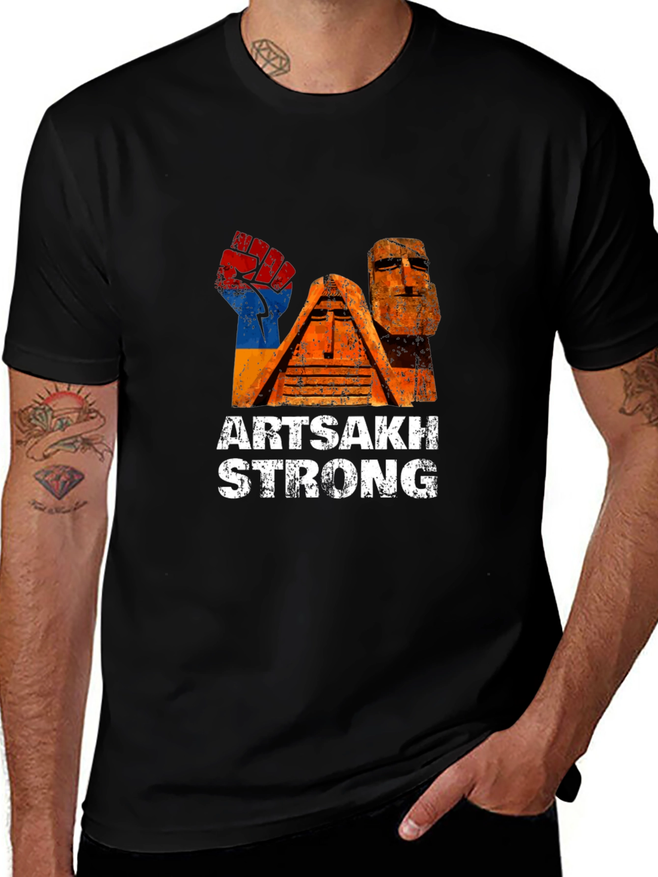 Artsakh Strong T-Shirt - Black