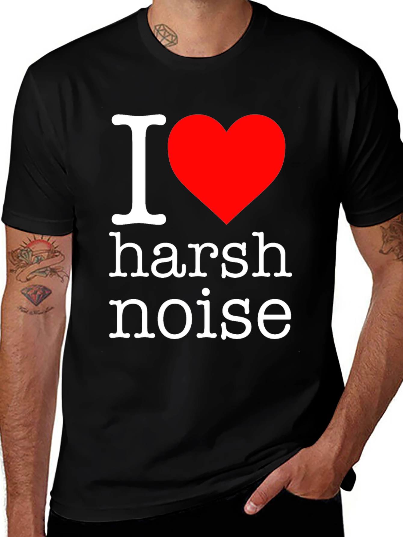 Variant 17 of I Heart Harsh Noise Graphic T-Shirt