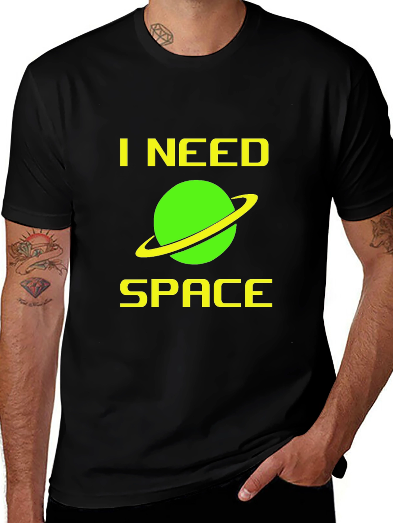 I Need Space T-Shirt - Planet Graphic Tee