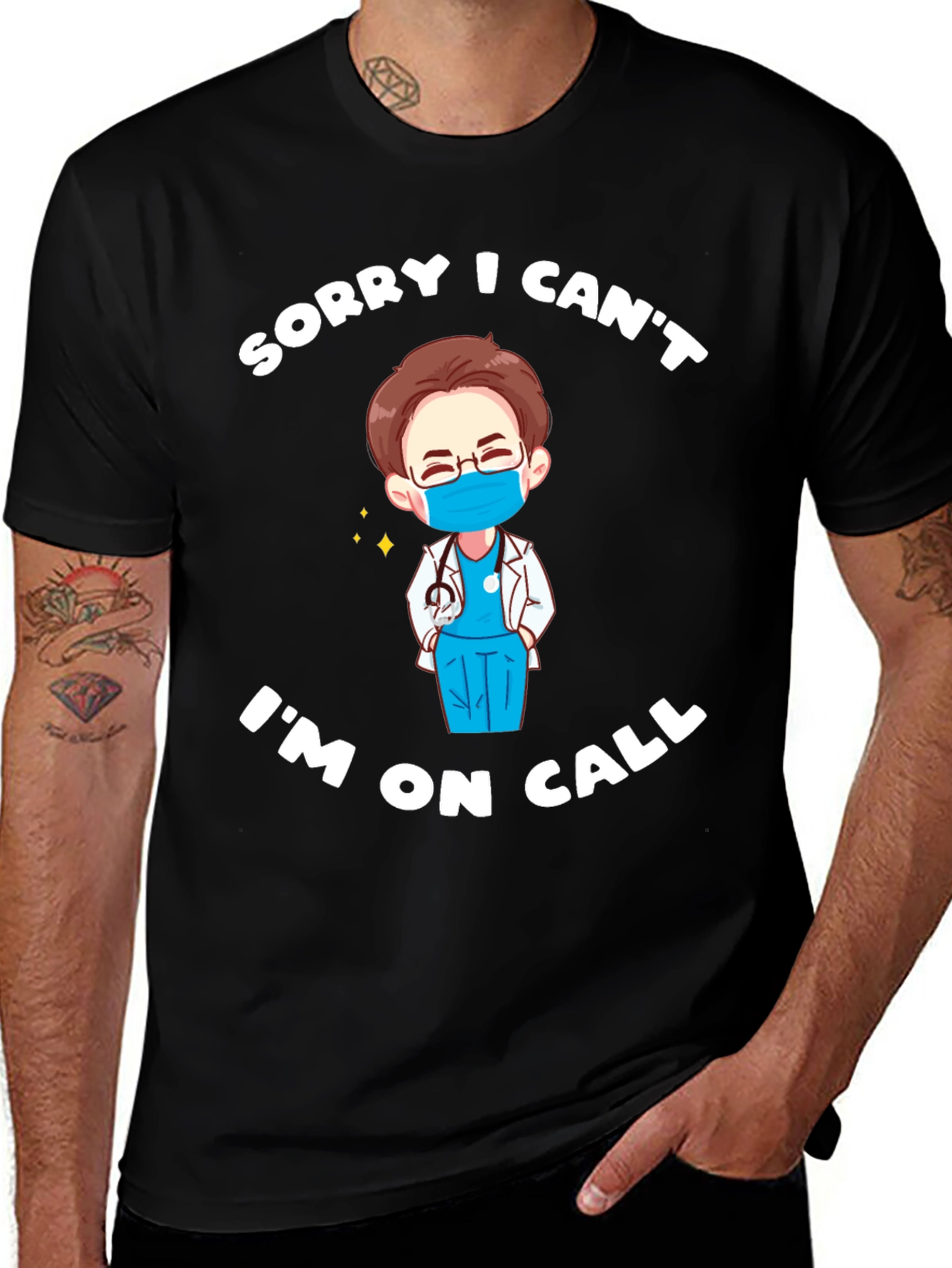 Variant 8 of Sorry I Can't I'm On Call T-Shirt