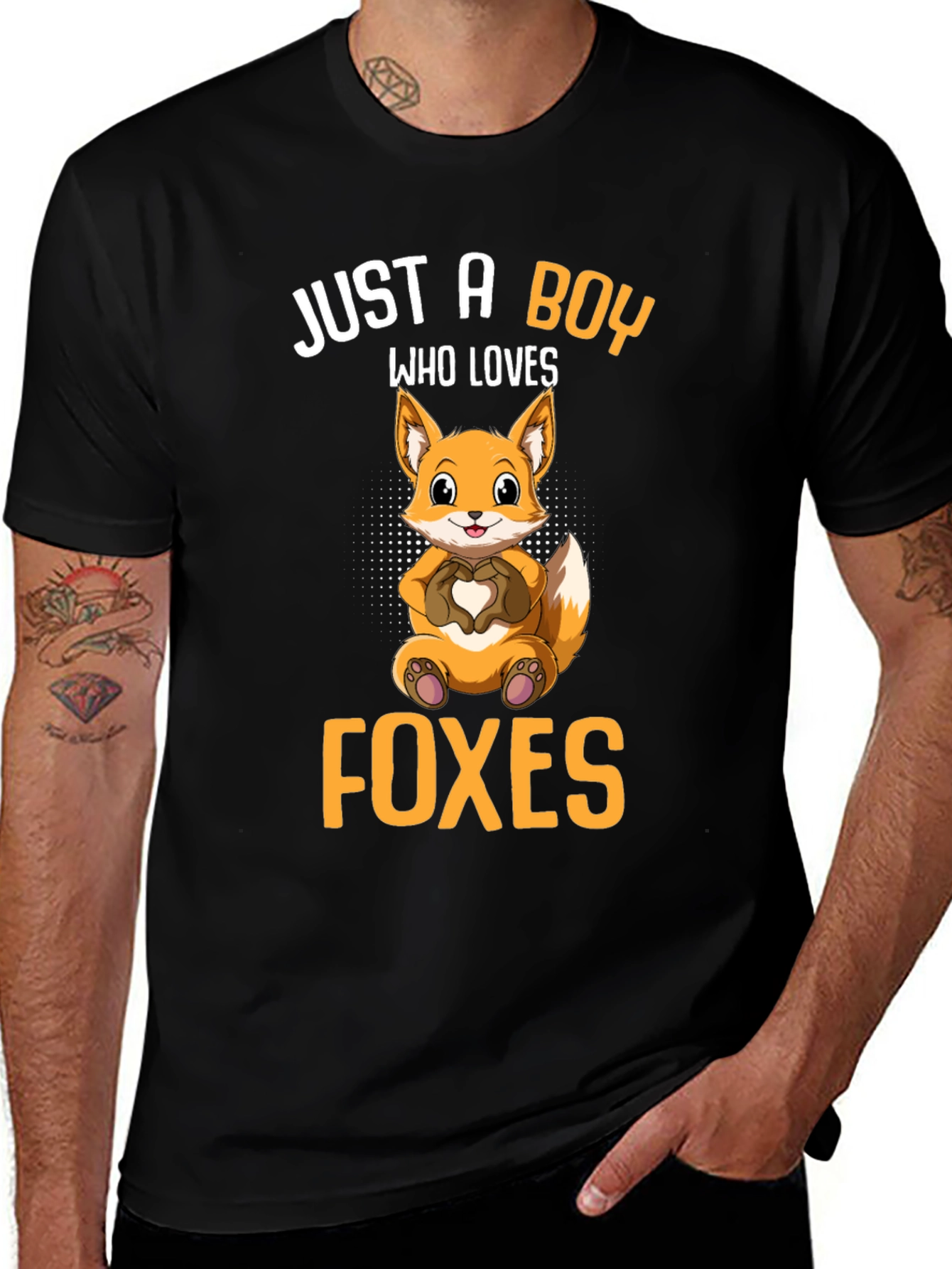 Variant 11 of Boy Who Loves Foxes Graphic T-Shirt