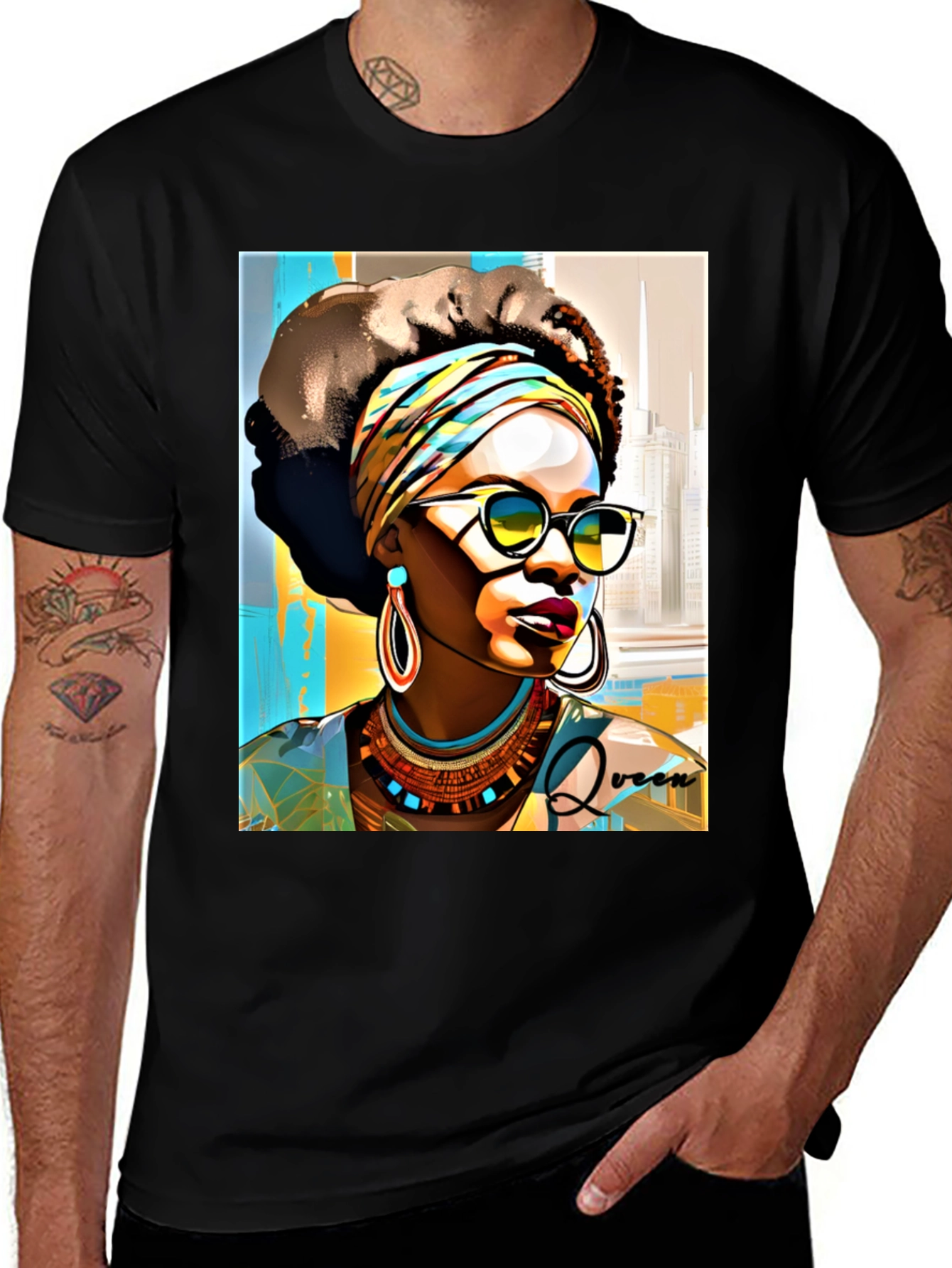 Variant 15 of Queen Art T-Shirt - Stylish Graphic Tee