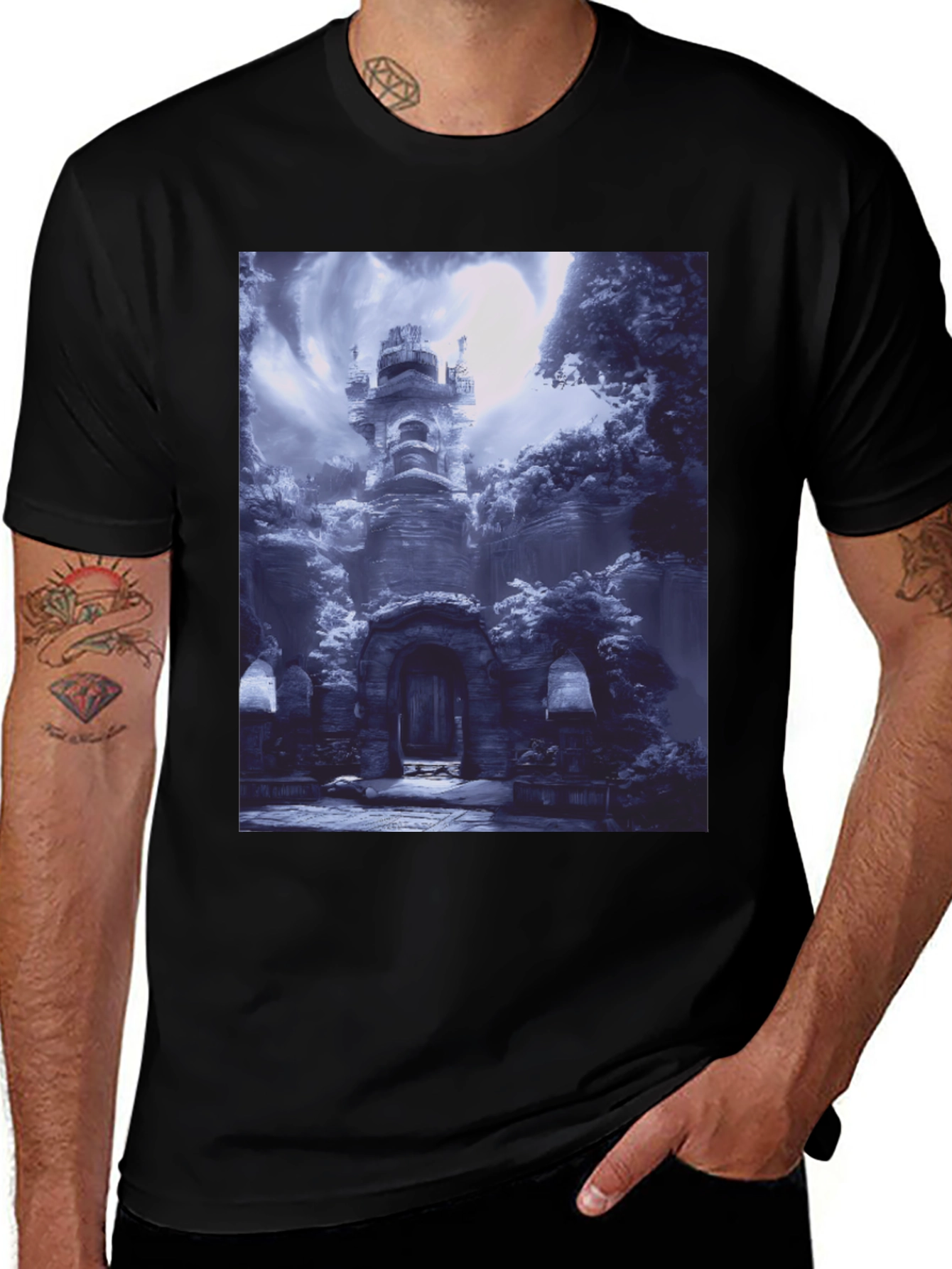 Variant 26 of Mystical Castle T-Shirt