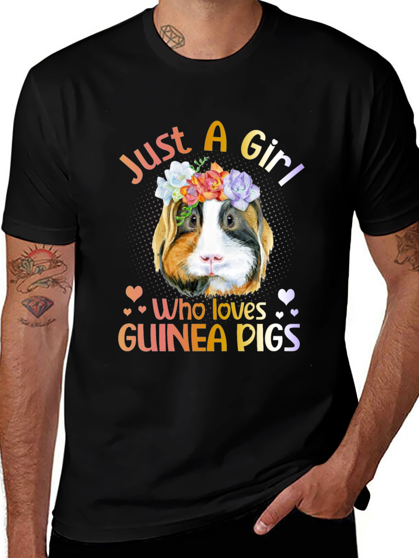 Variant 5 of Just a Girl Who Loves Guinea Pigs T-Shirt