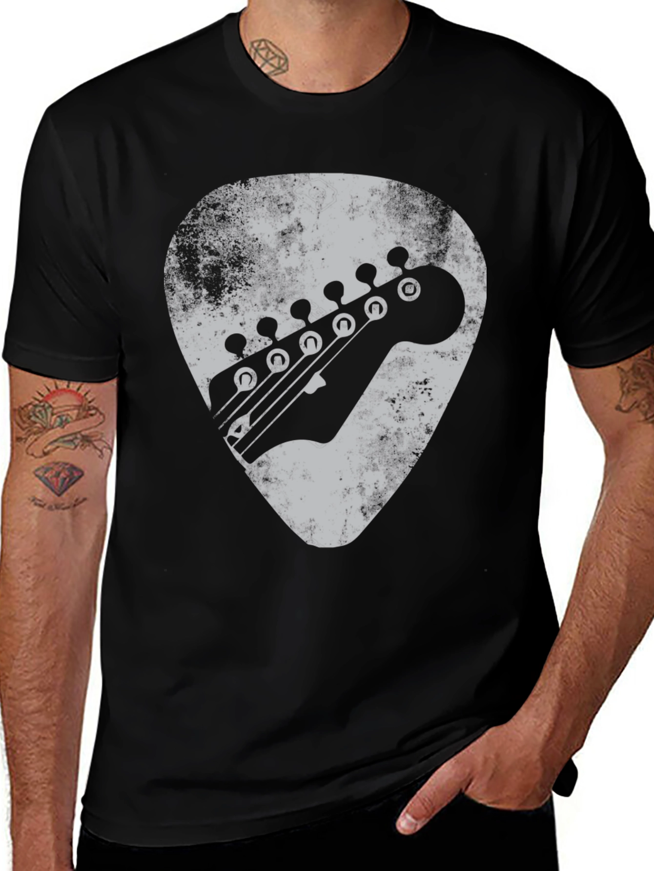 Variant 4 of Guitar Pick T-Shirt - Cool Musician Tee