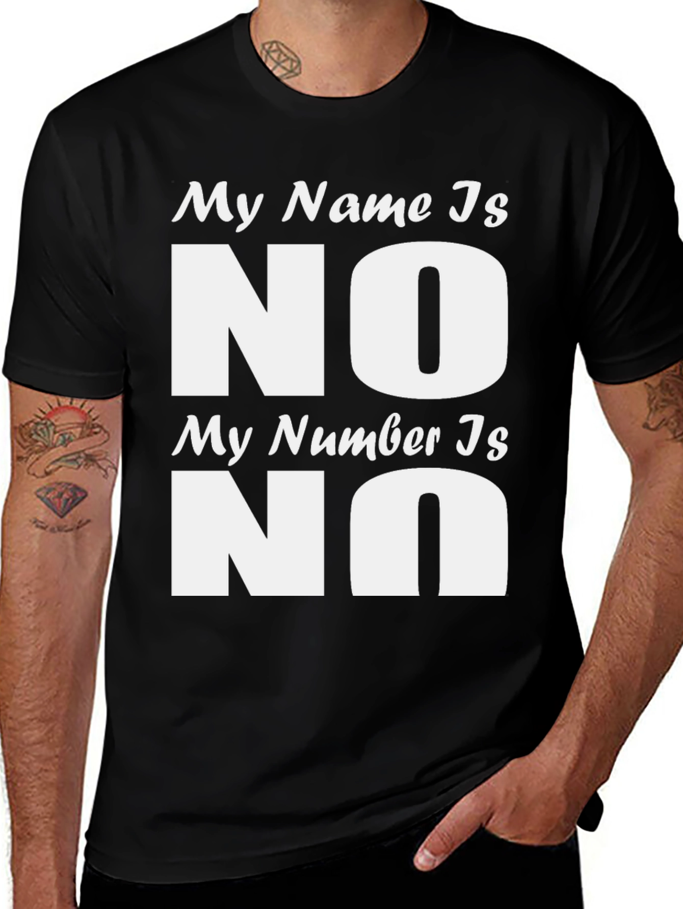 Variant 24 of Funny No Name No Number T-Shirt