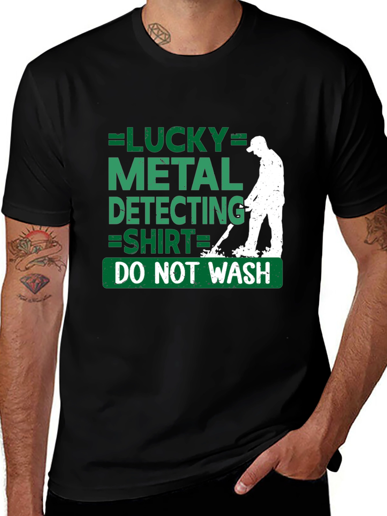 Variant 5 of Lucky Metal Detecting Shirt - Funny Detectorist T-Shirt