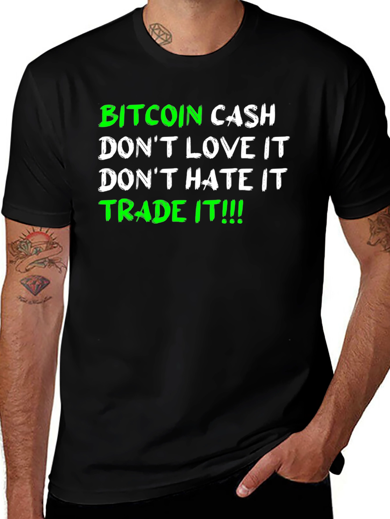 Bitcoin Cash Trade It Graphic T-Shirt