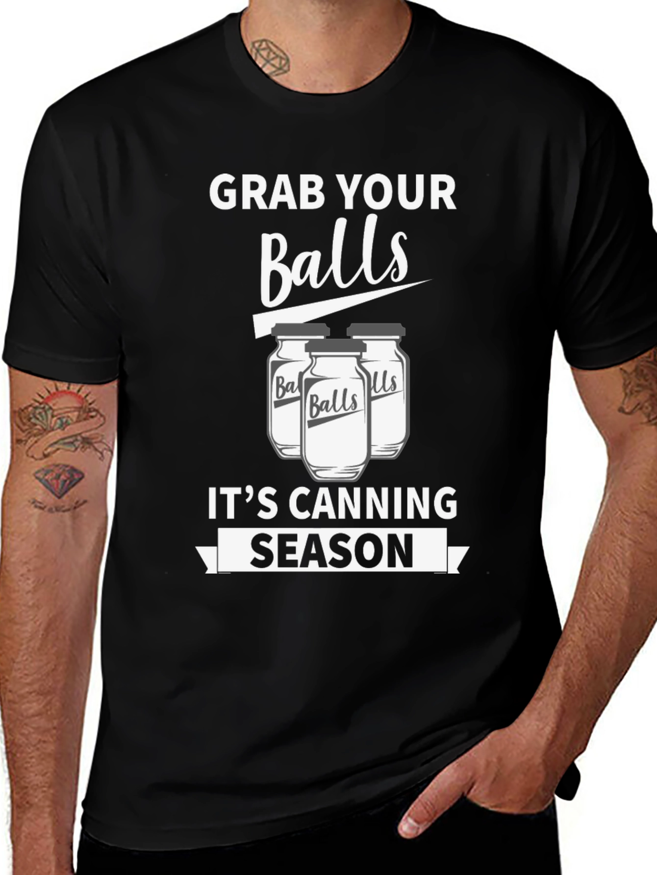 Variant 7 of Grab Your Balls Canning Season T-Shirt