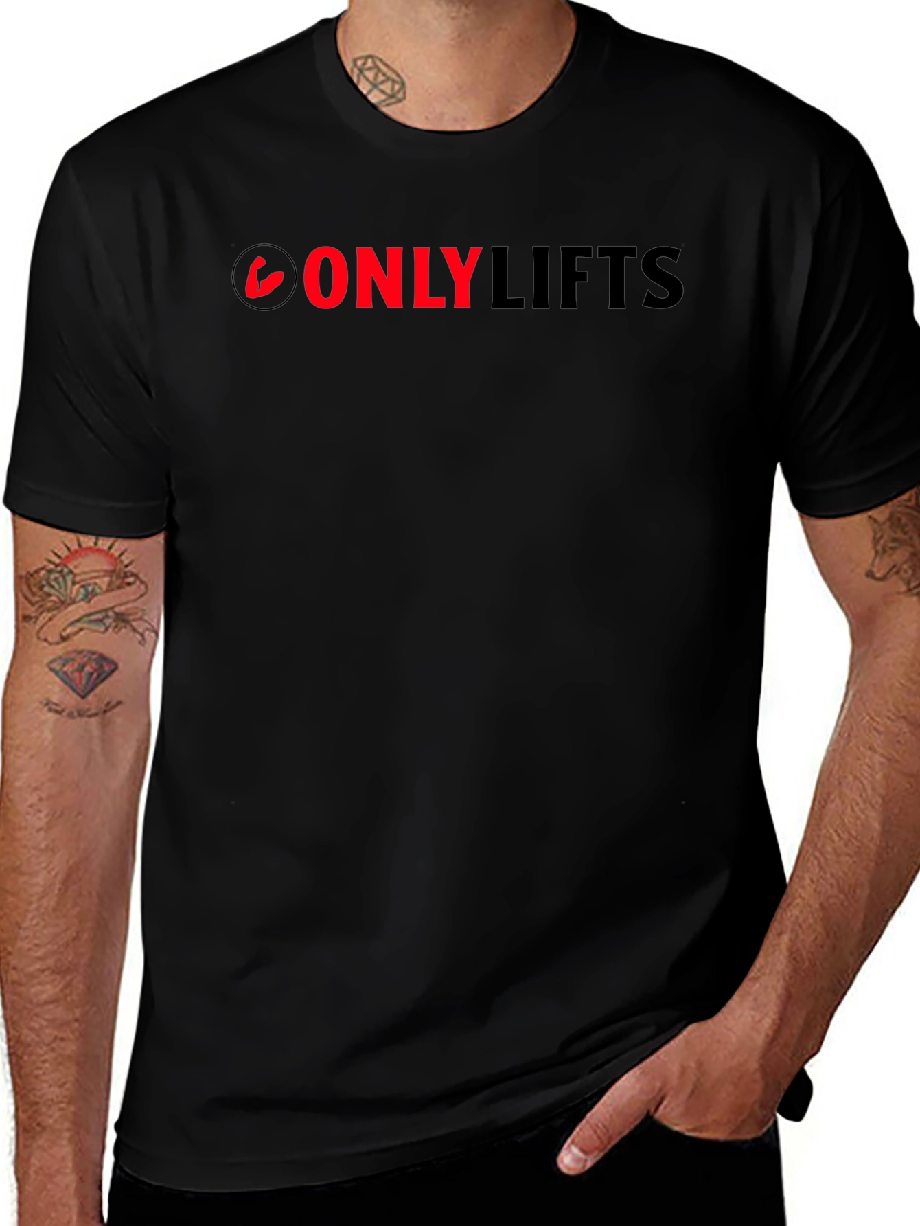 Variant 13 of Only Lifts Black T-Shirt
