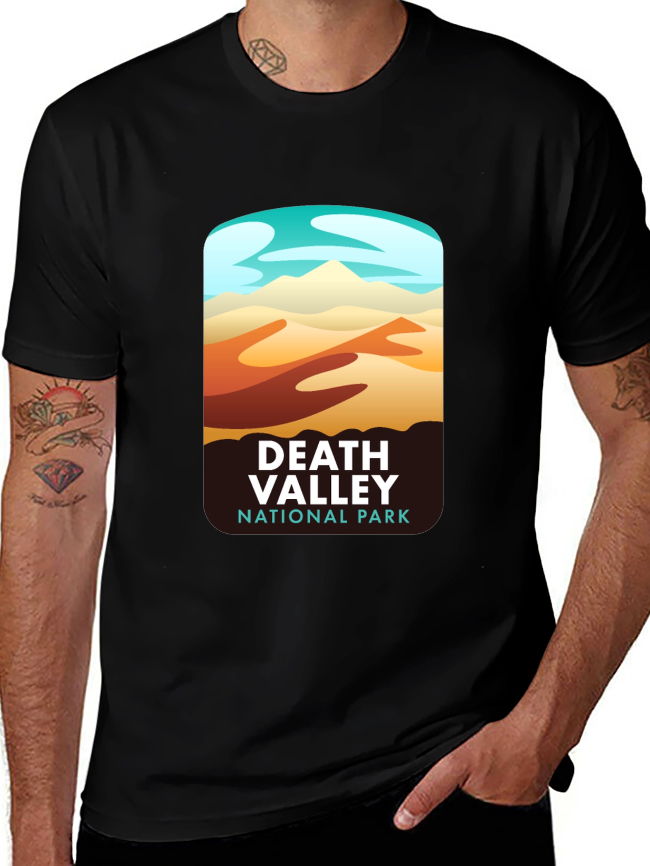Variant 22 of Death Valley National Park Black T-Shirt