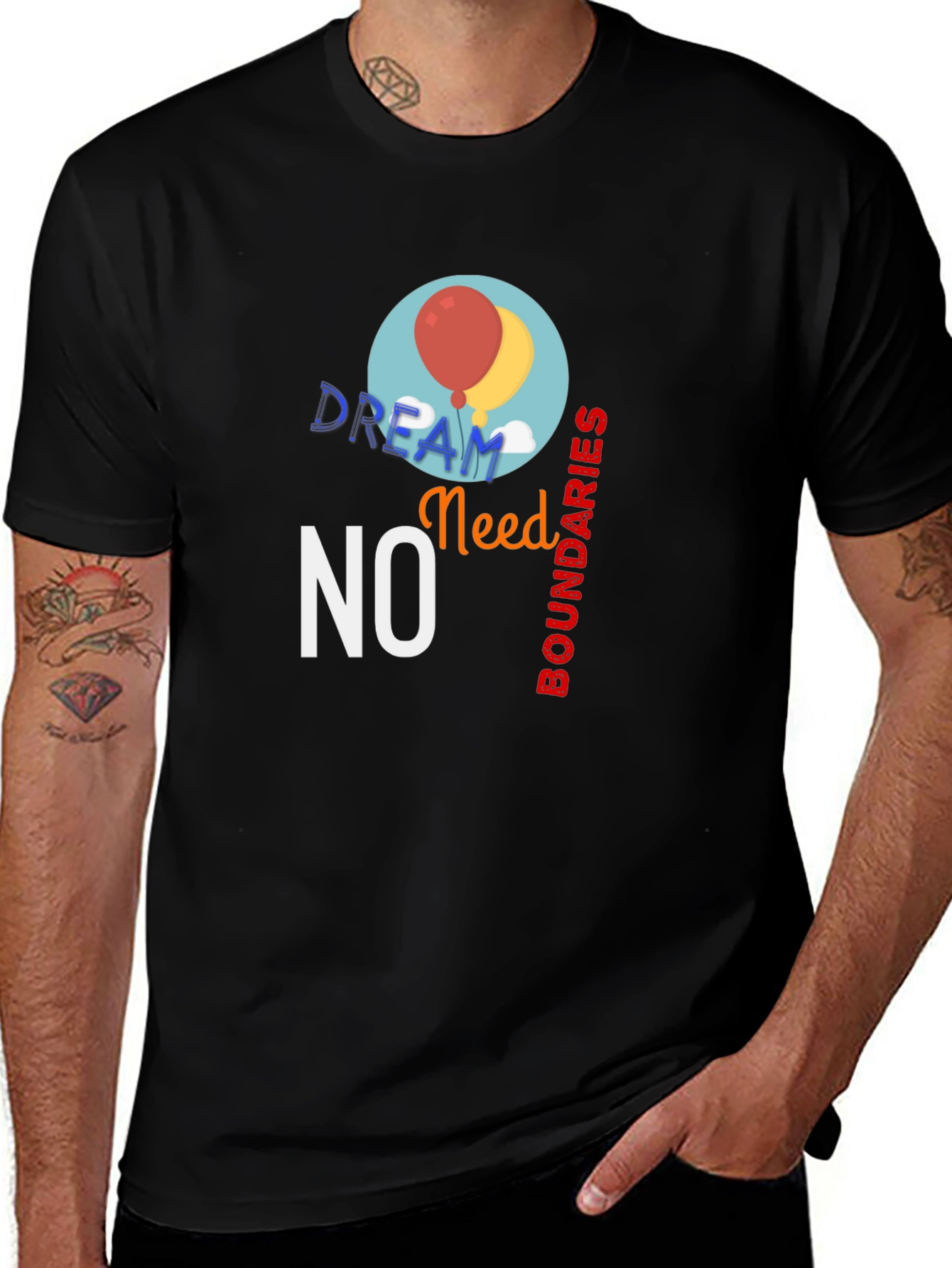 Variant 10 of Dream No Need Boundaries Graphic T-Shirt