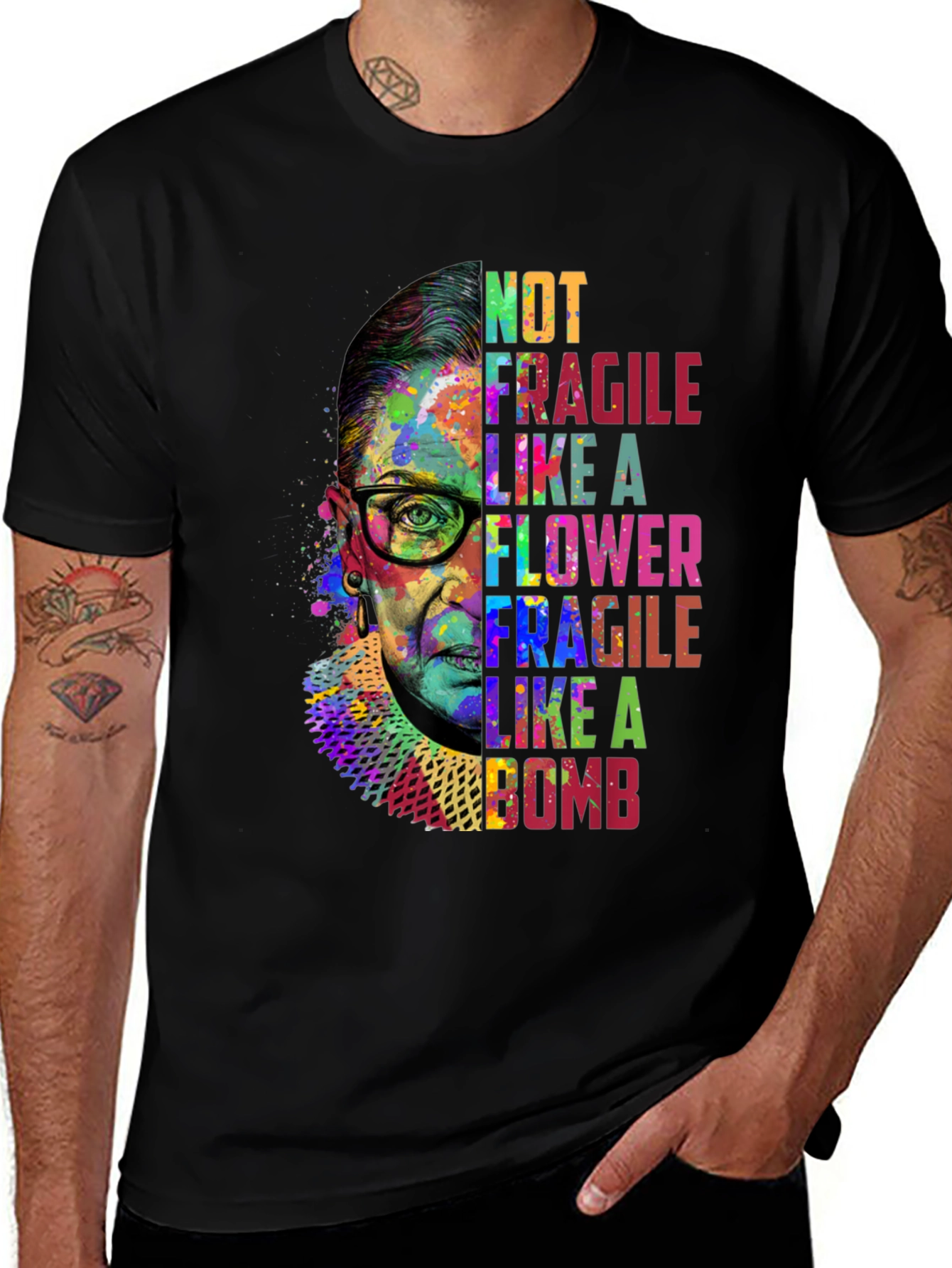 RBG 'Not Fragile' Graphic T-Shirt