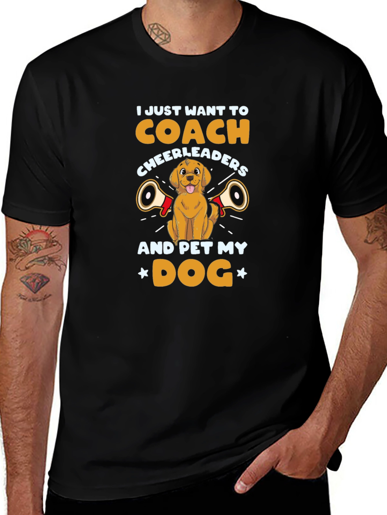 Variant 24 of Coach Cheerleaders & Pet My Dog T-Shirt