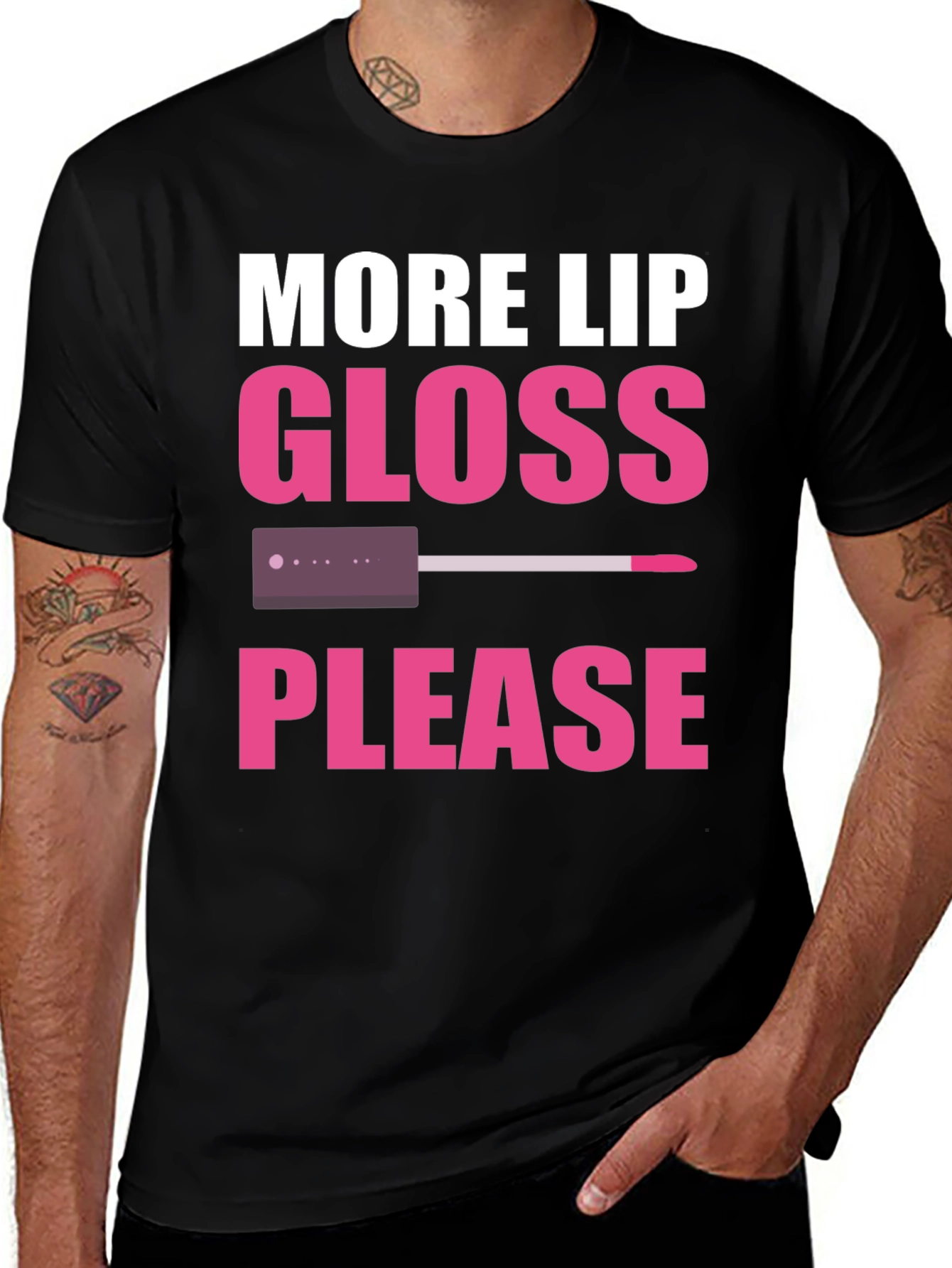 Variant 18 of More Lip Gloss Please Graphic Tee