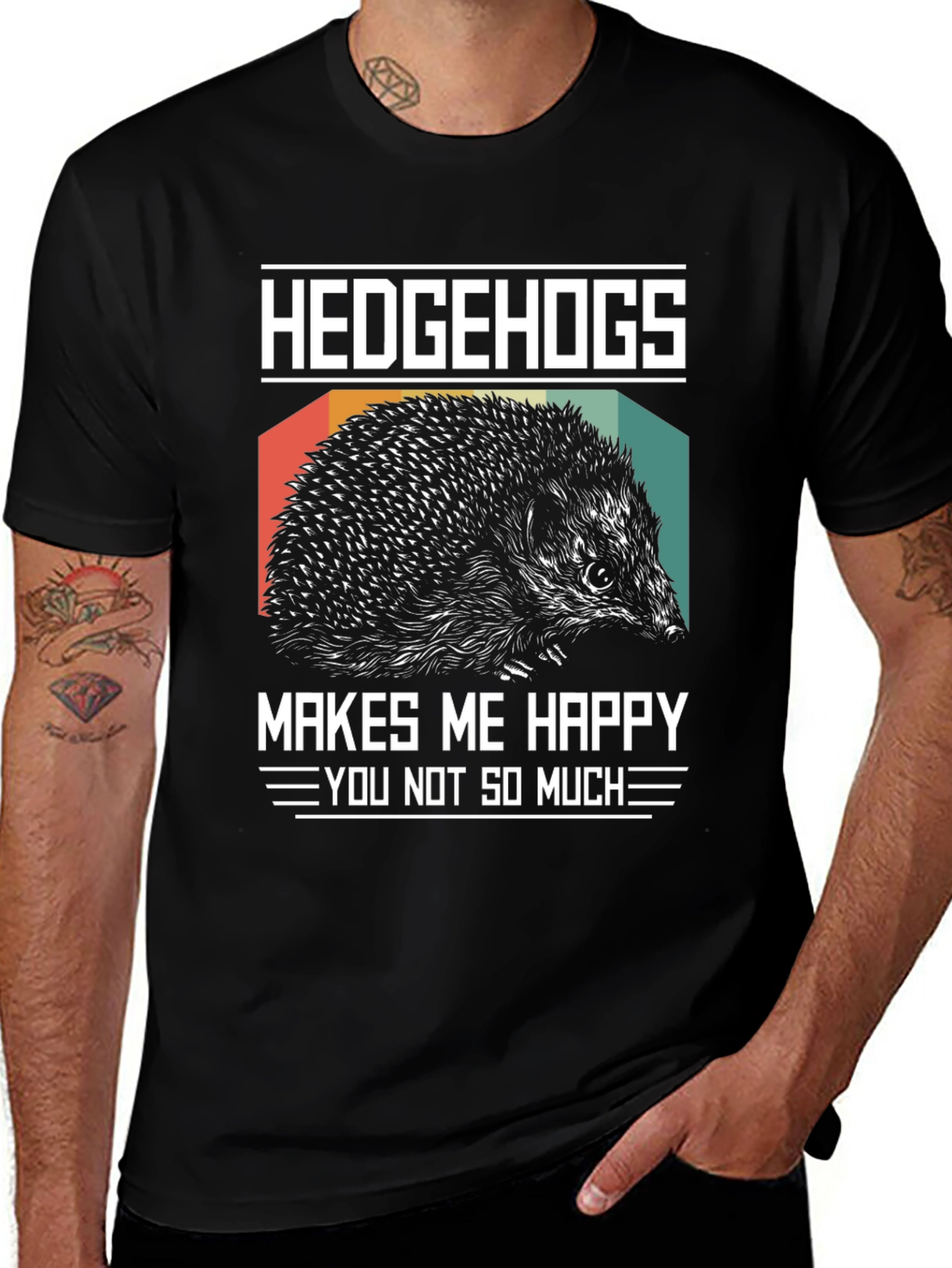 Variant 3 of Hedgehogs Make Me Happy T-Shirt