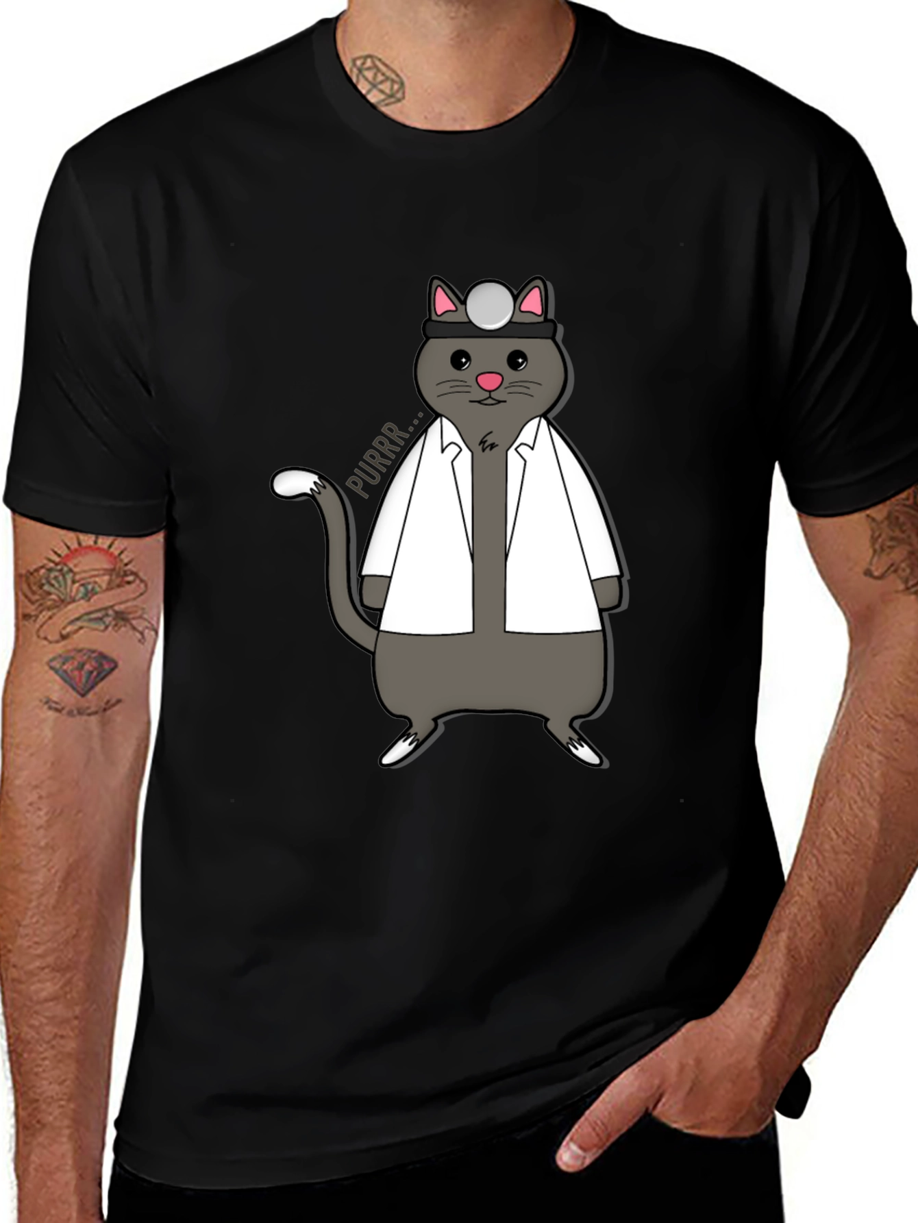 Variant 21 of Doctor Cat T-Shirt - Medical Humor Apparel