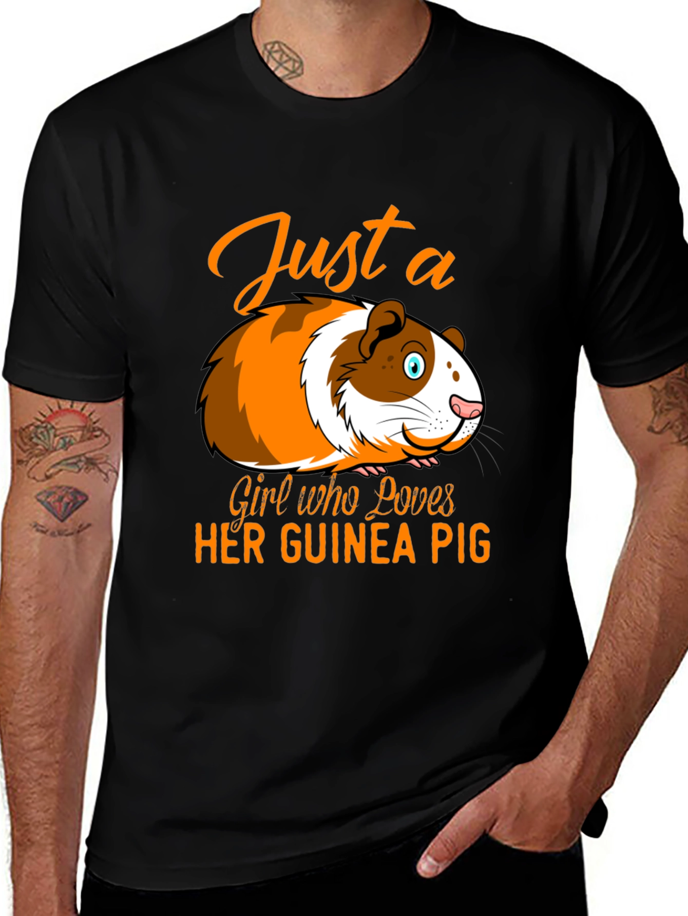 Variant 21 of Just a Girl Who Loves Her Guinea Pig T-Shirt