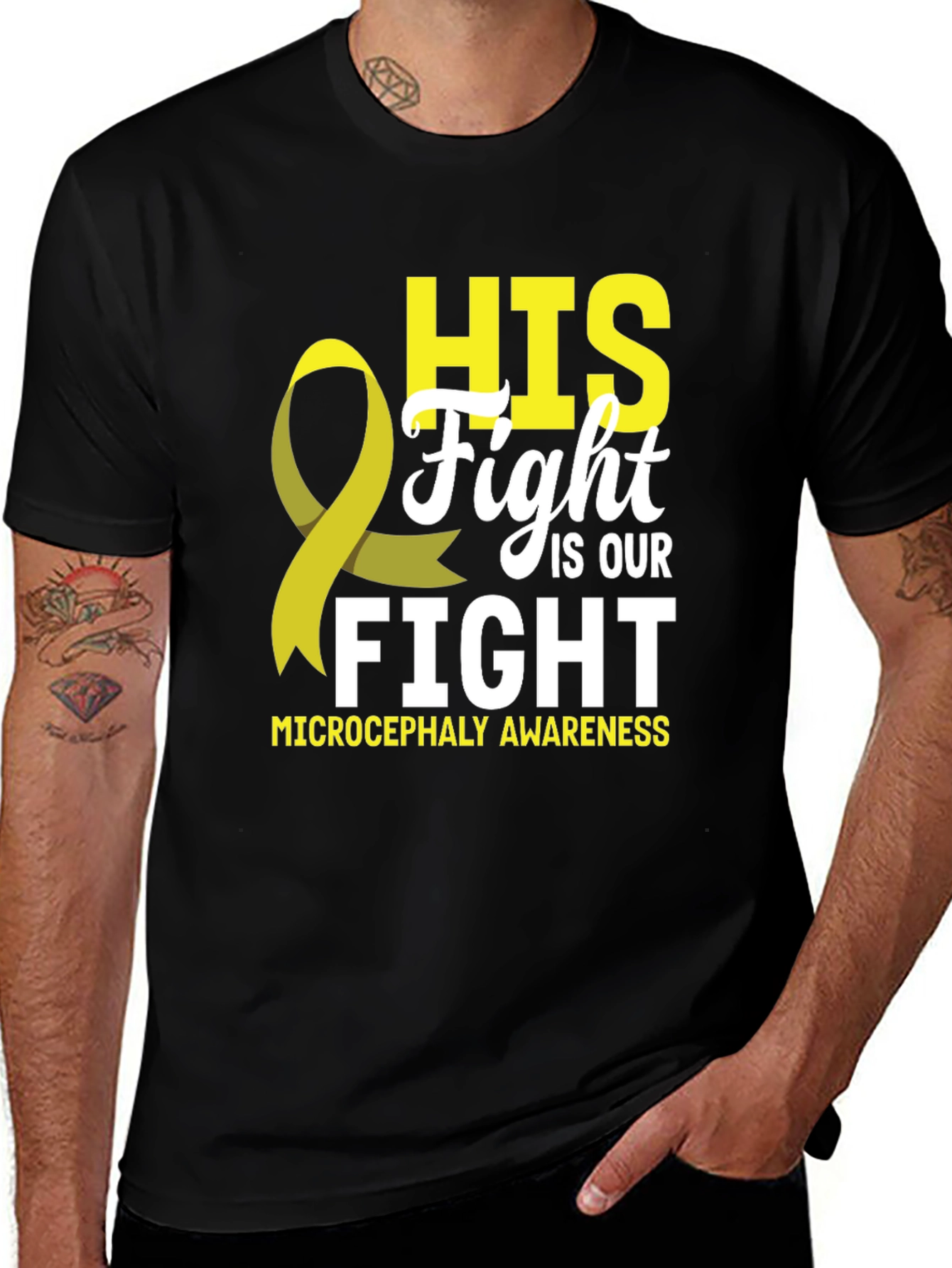 Microcephaly Awareness T-Shirt HIS Fight Is Our Fight