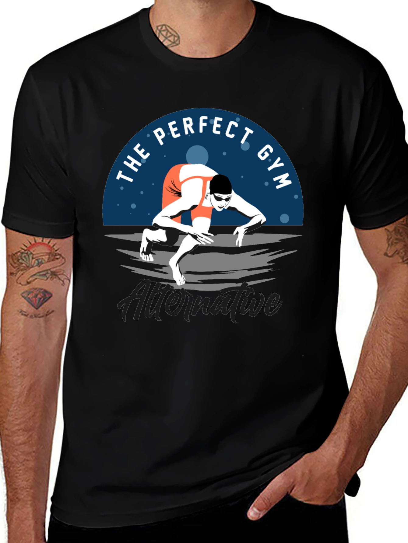 Variant 14 of The Perfect Gym Alternative Black T-Shirt
