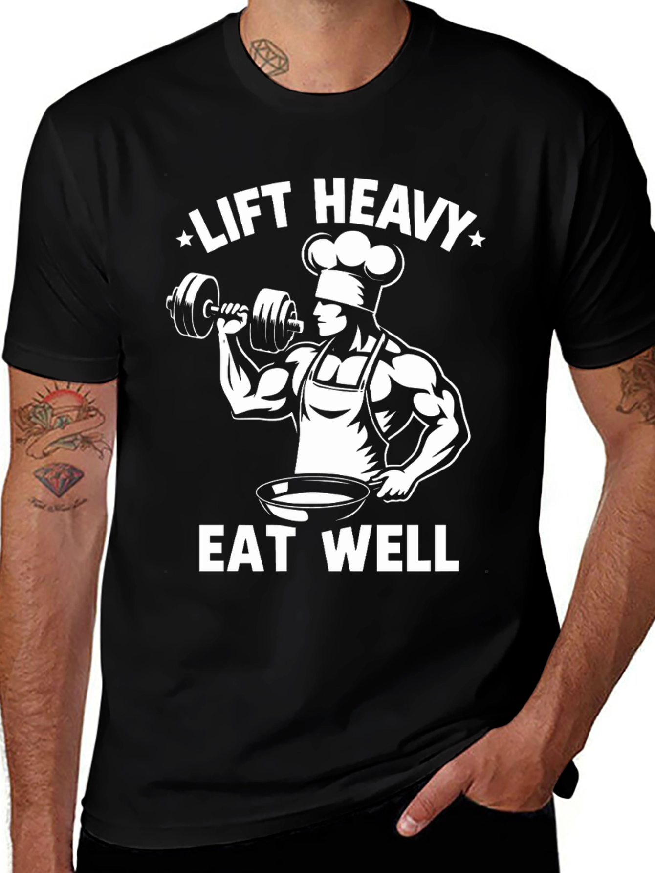 Variant 22 of Lift Heavy Eat Well T-Shirt