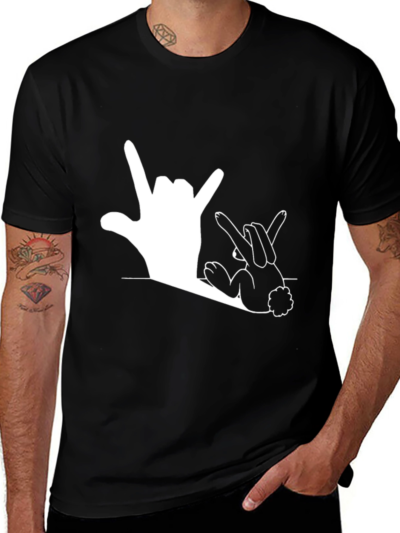 Variant 23 of I Love You Bunny T-Shirt