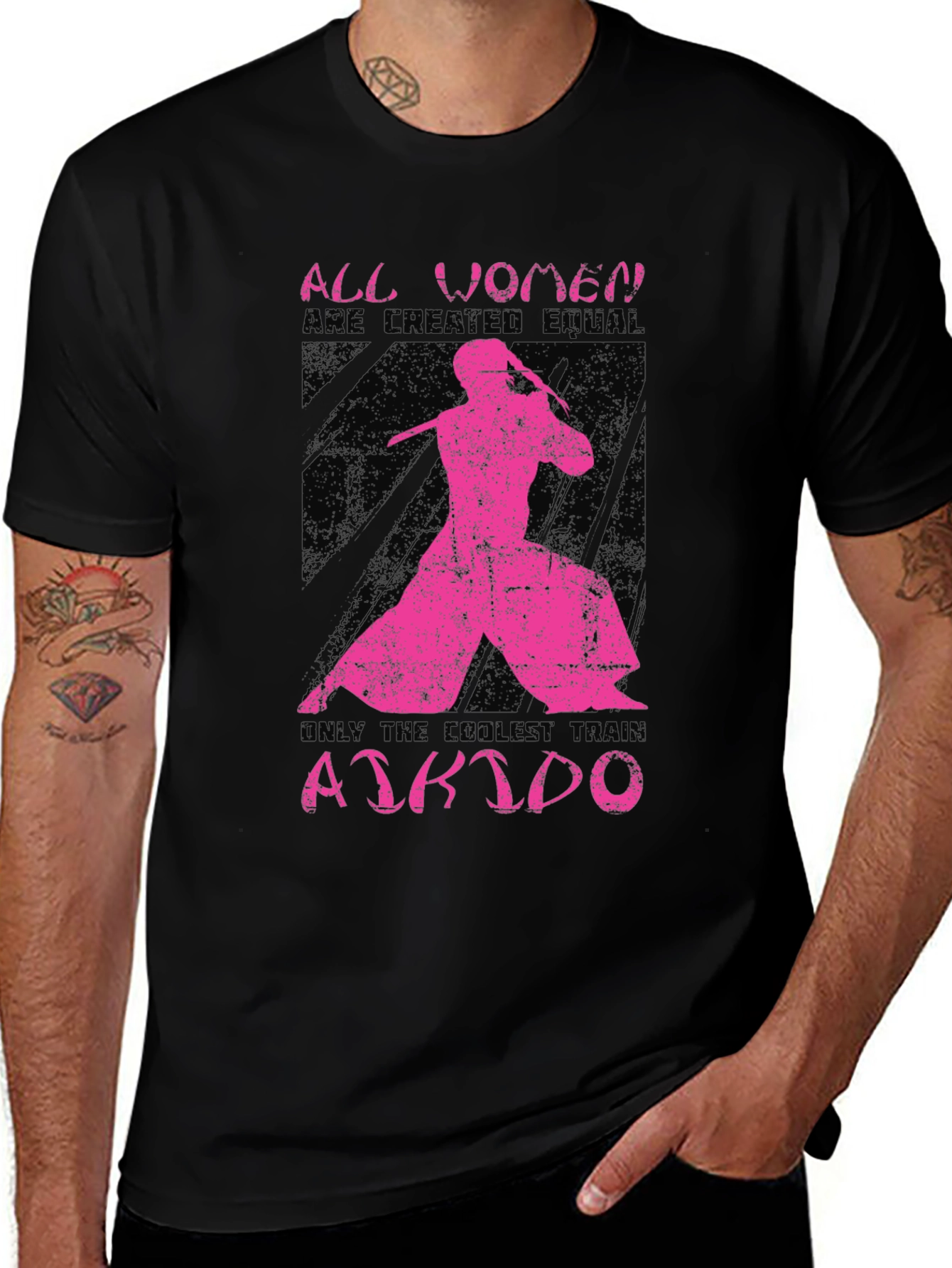 Aikido Women's T-Shirt, Martial Arts Gift