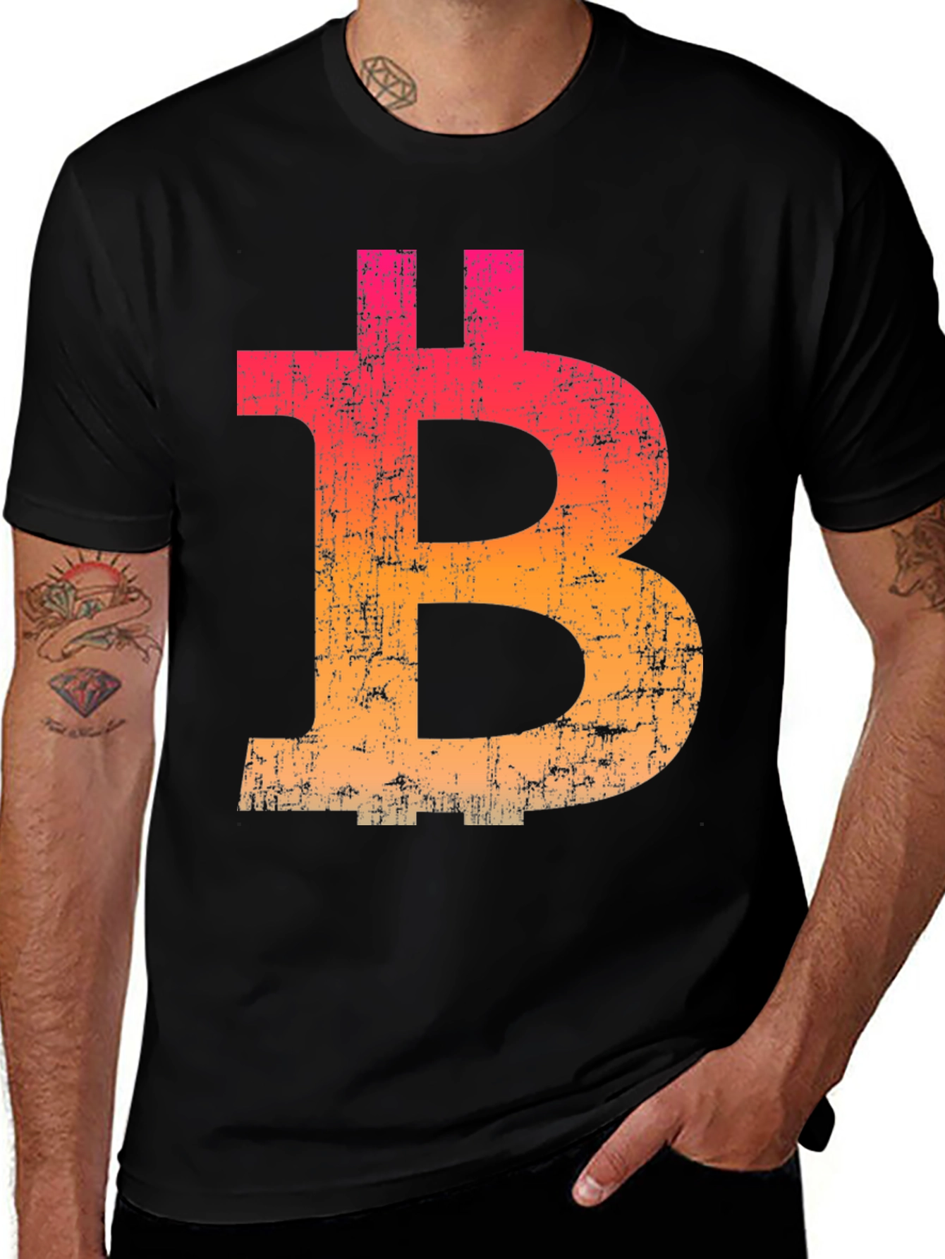 Bitcoin Logo T-Shirt - Crypto Currency Tee