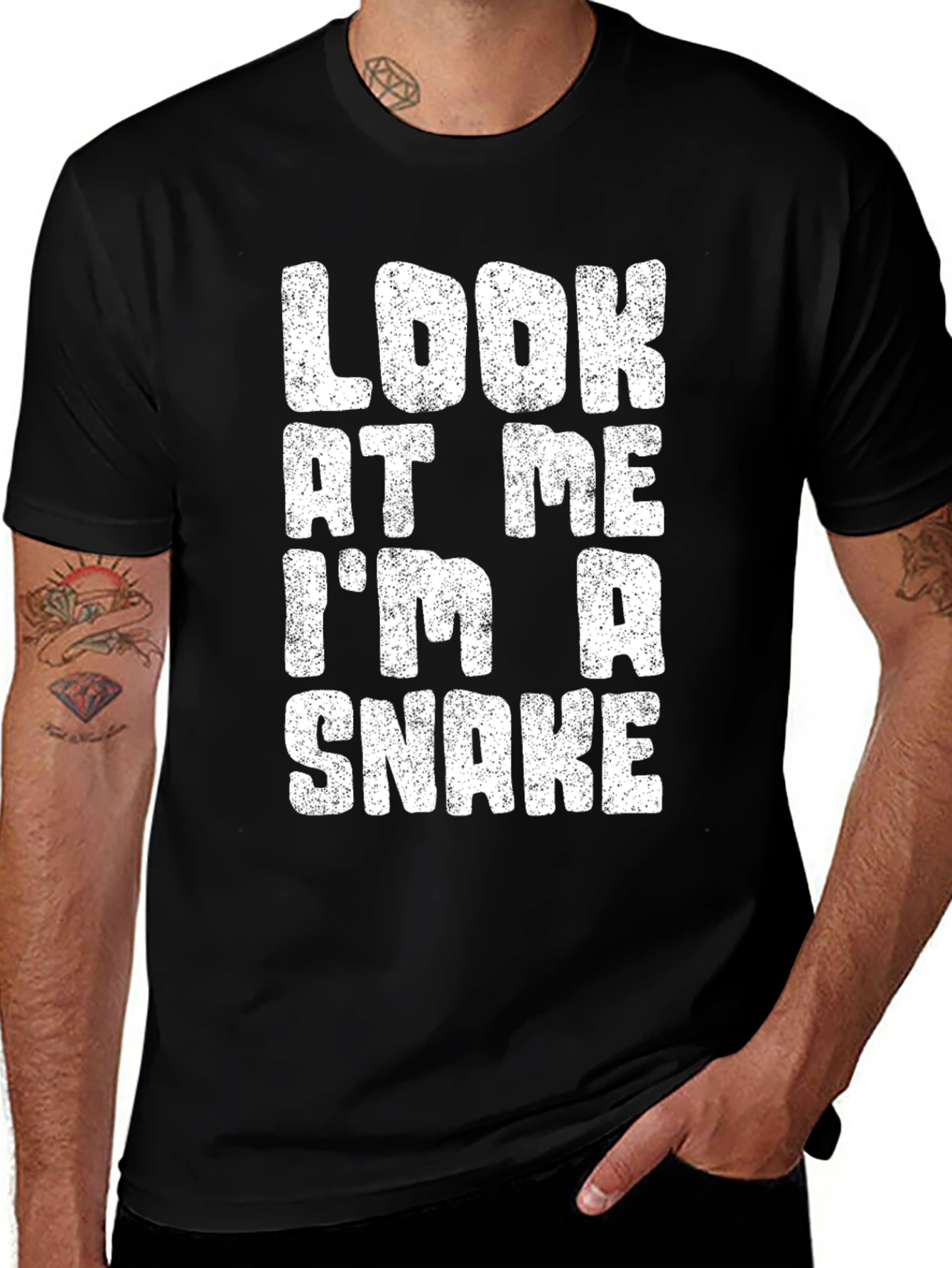 Variant 22 of Look At Me I'm A Snake Funny Novelty T-Shirt