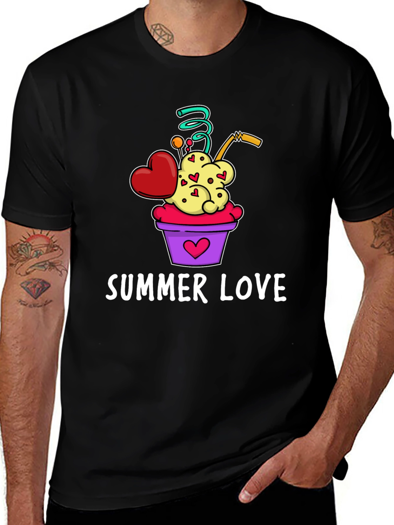 Variant 27 of Summer Love Graphic T-Shirt