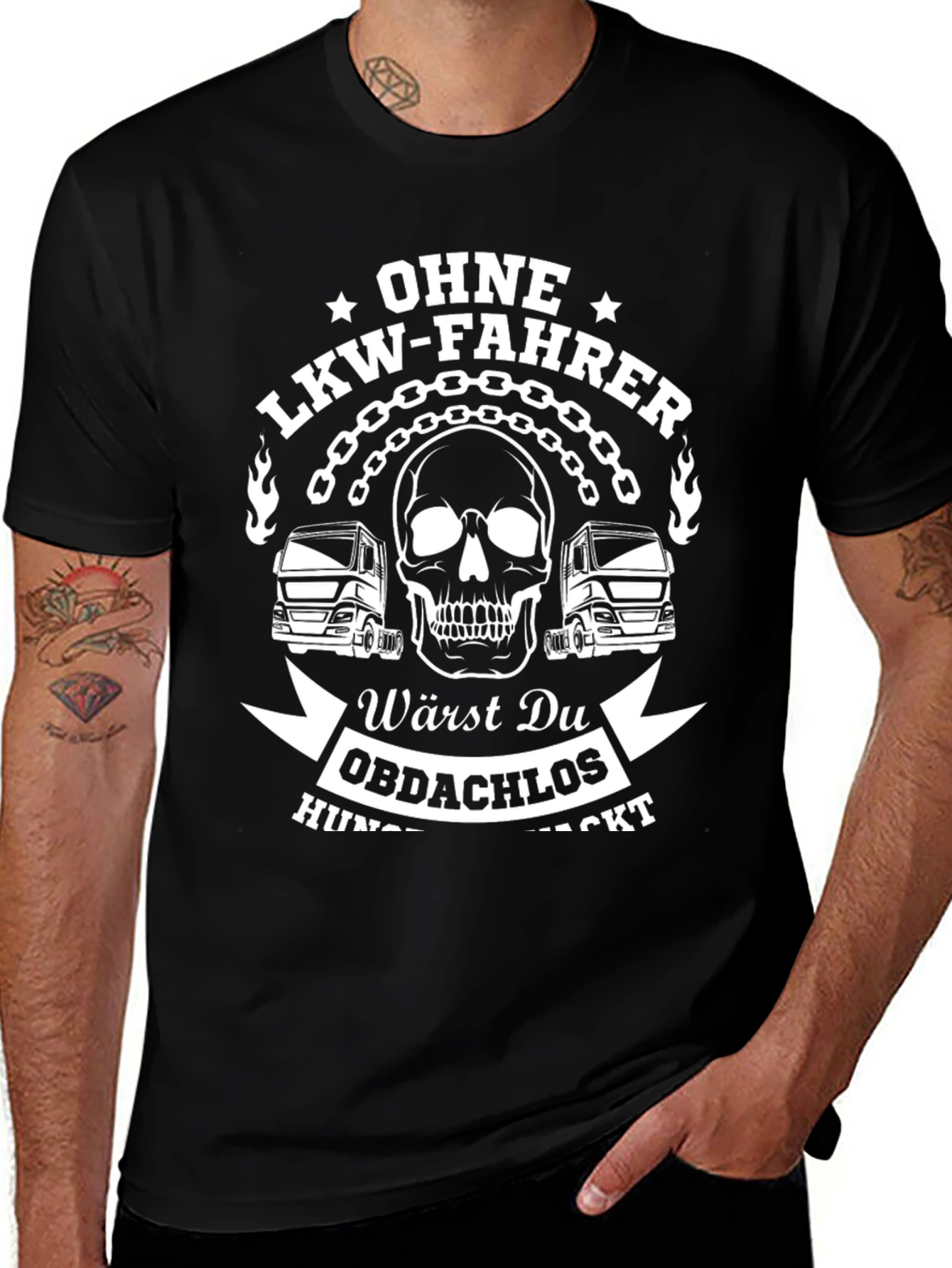 Trucker T-Shirt - LKW Fahrer - German Humour