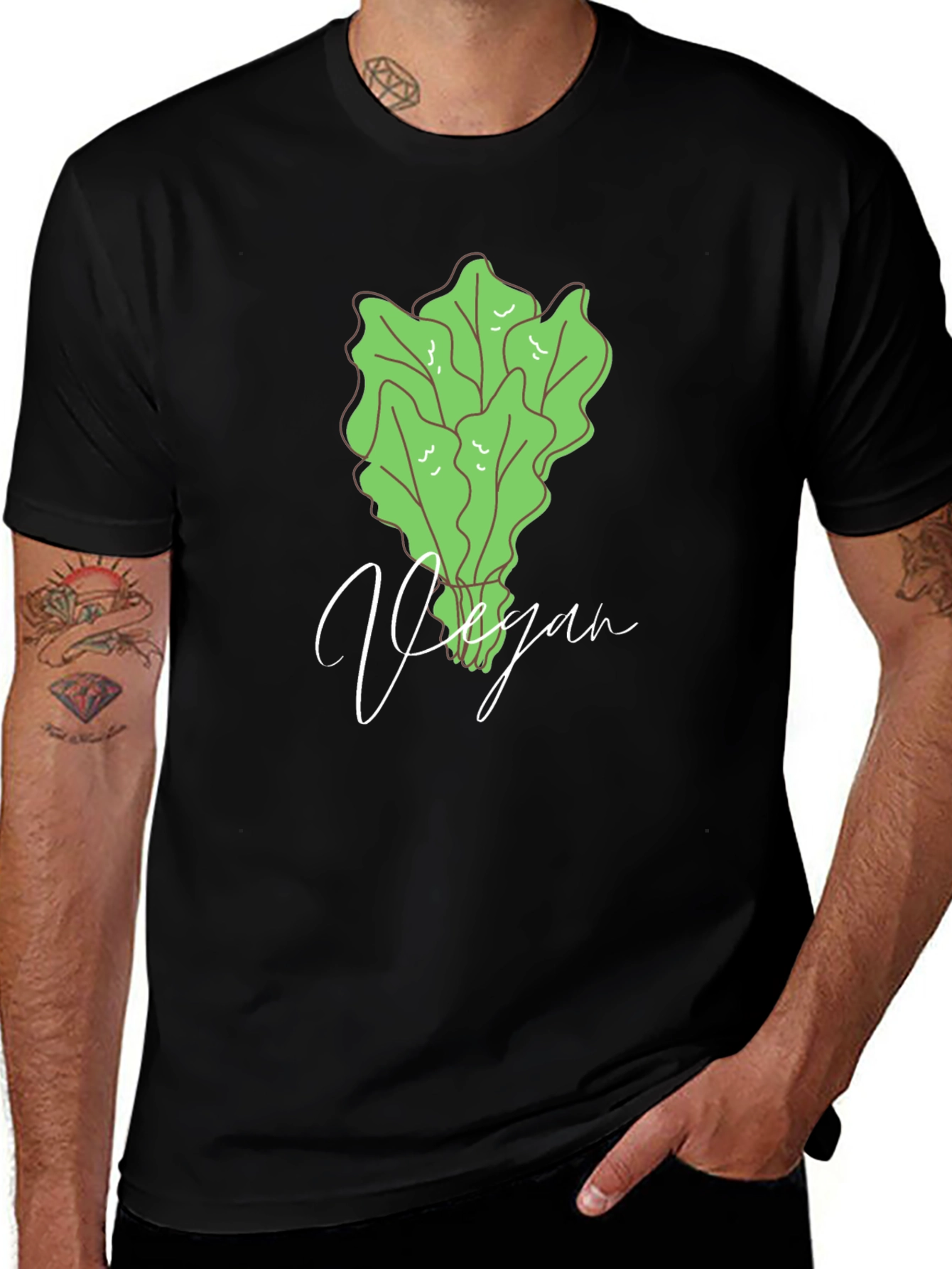 Vegan T-Shirt - Lettuce Graphic Tee