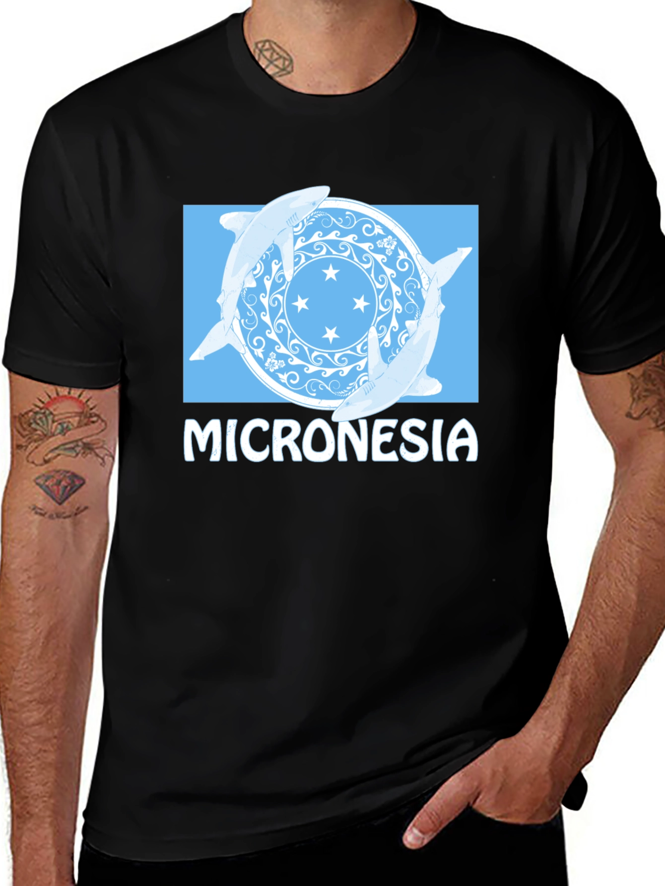 Micronesia Sharks T-Shirt - Island Pride