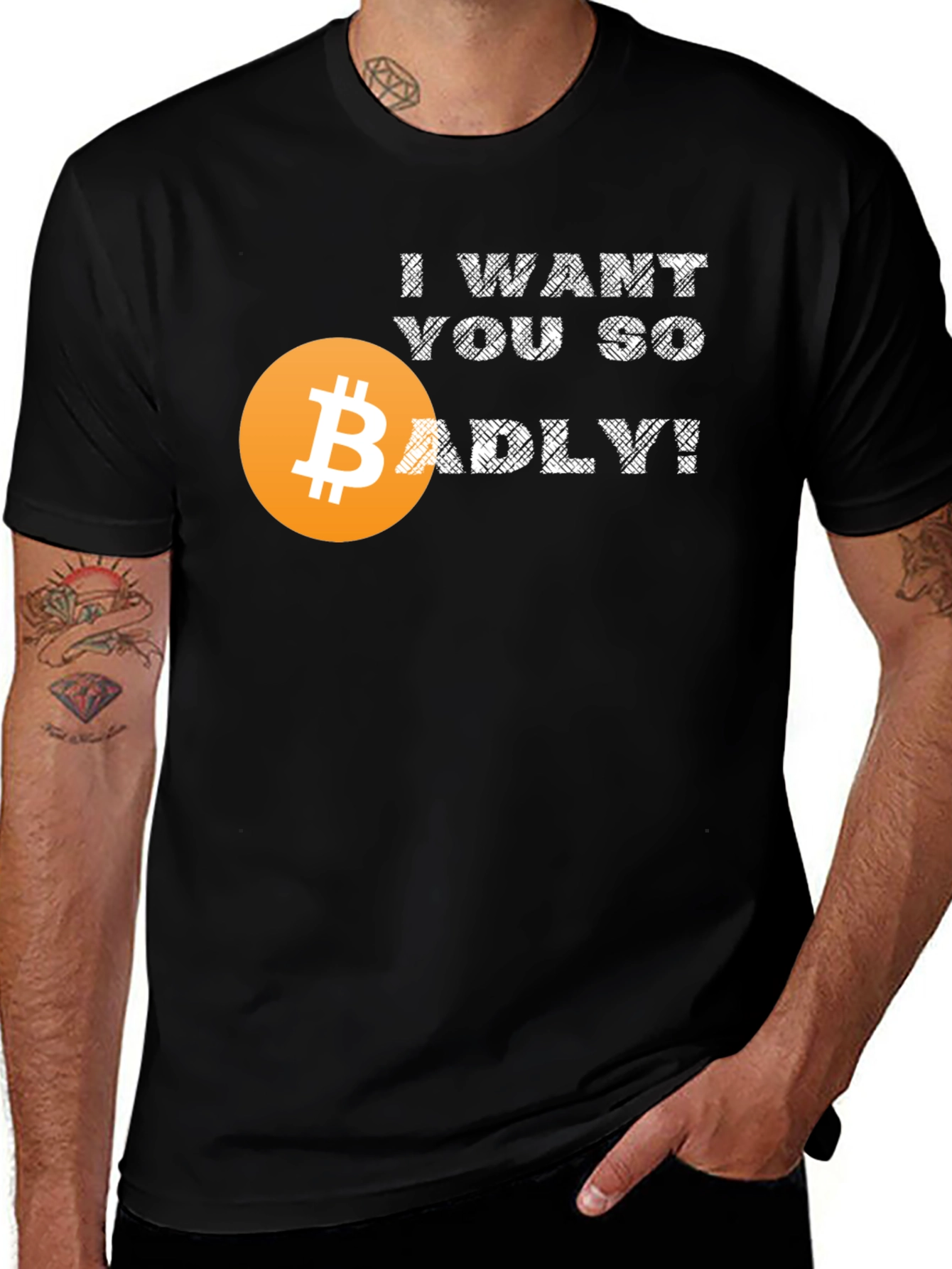 Bitcoin Lover Black T-Shirt: Crypto Investor Humor Tee