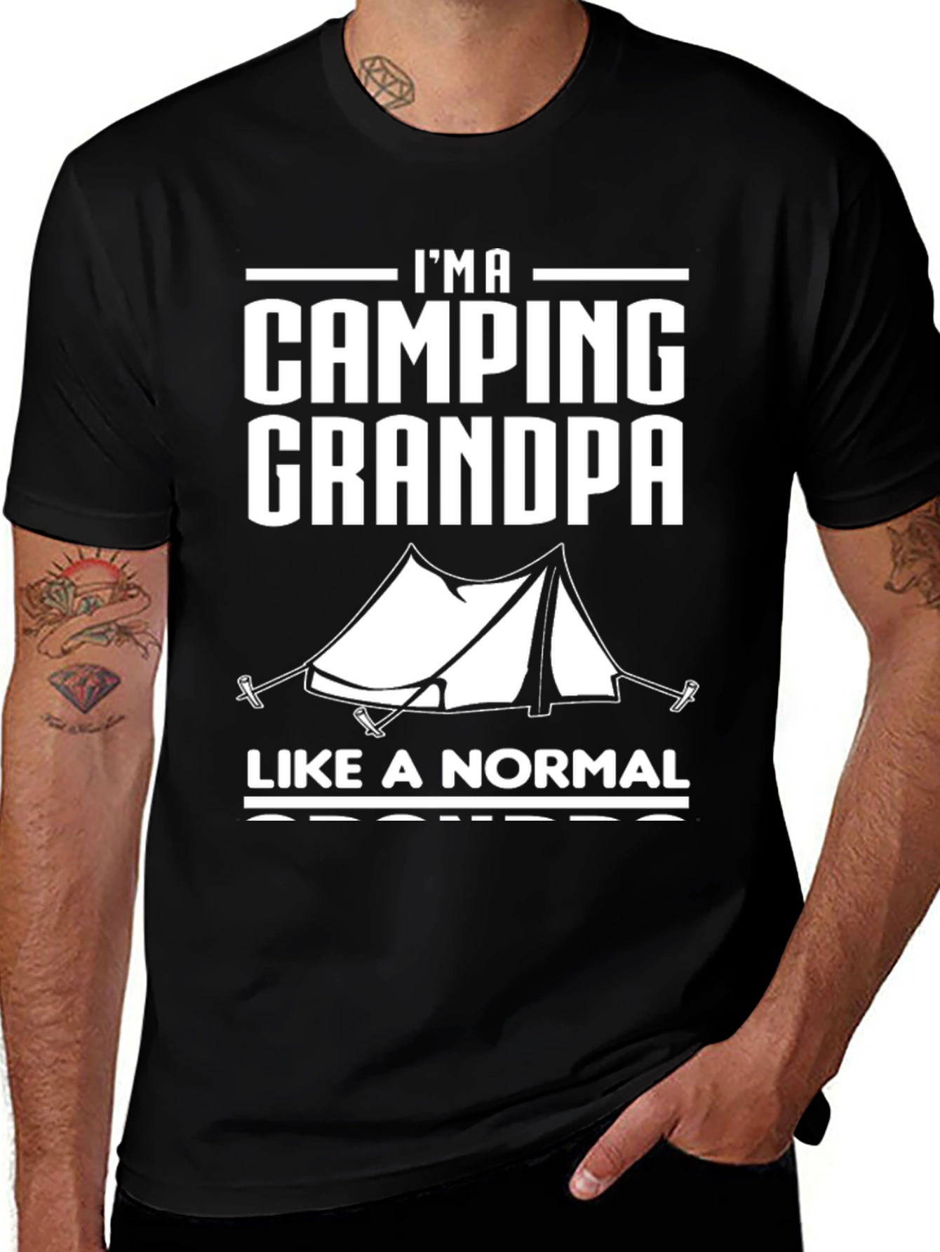 Variant 15 of Camping Grandpa T-Shirt - Funny Camping Gift