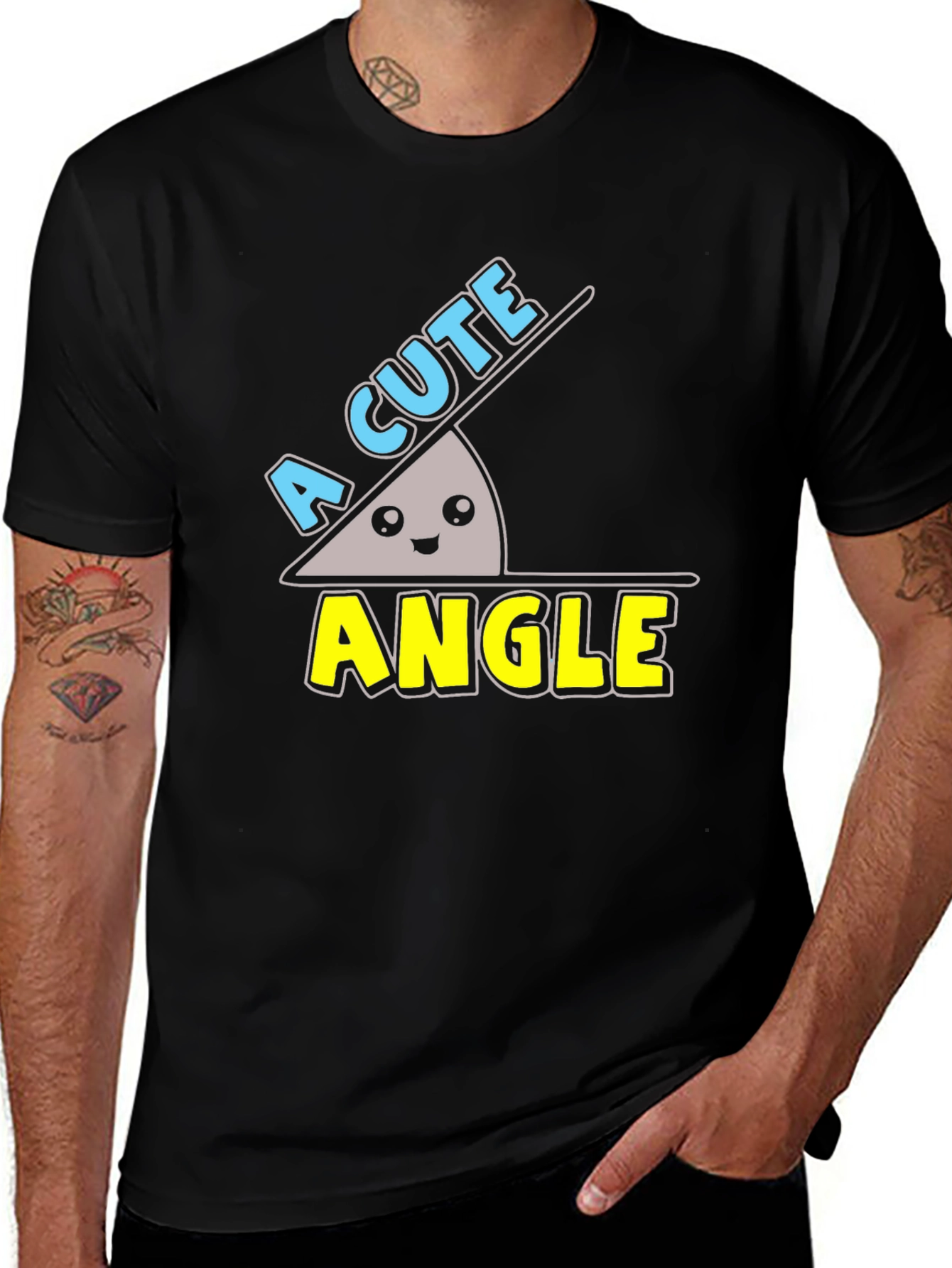 Cute Angle Graphic Tee - Math Humor T-Shirt