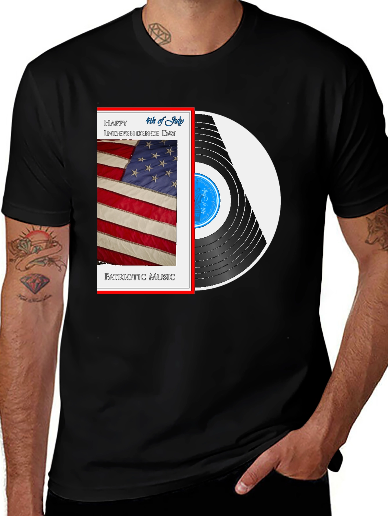 Variant 25 of Patriotic Music 4th of July T-Shirt