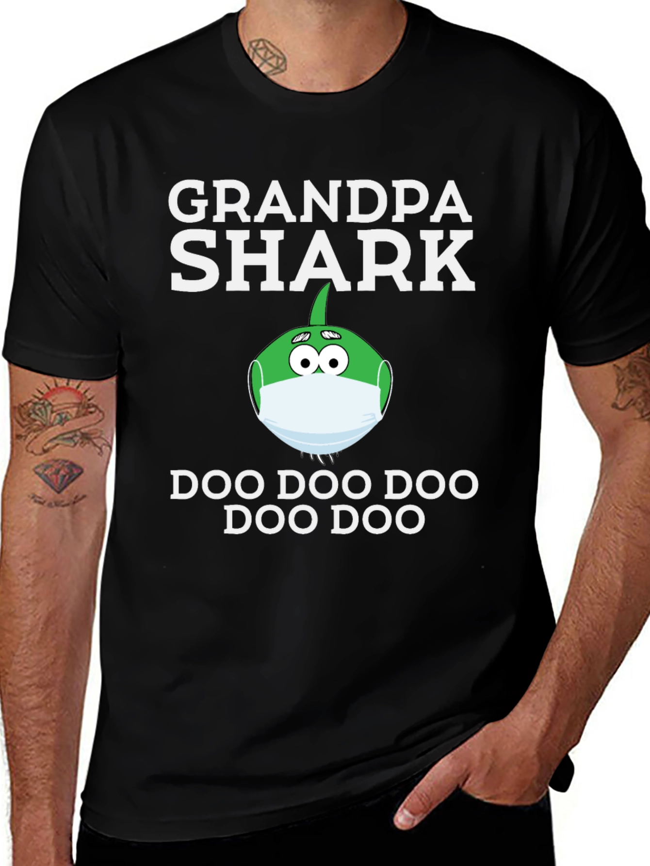 Variant 13 of Grandpa Shark Doo Doo Funny T-Shirt