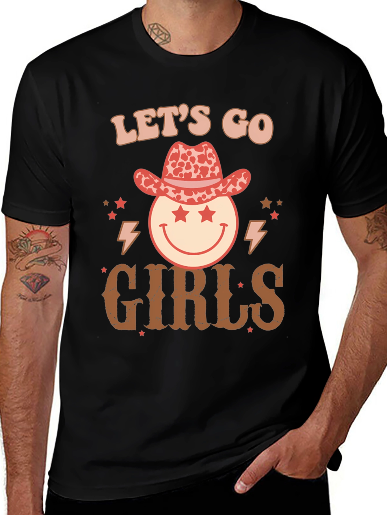 Variant 11 of Let's Go Girls Western Graphic Tee