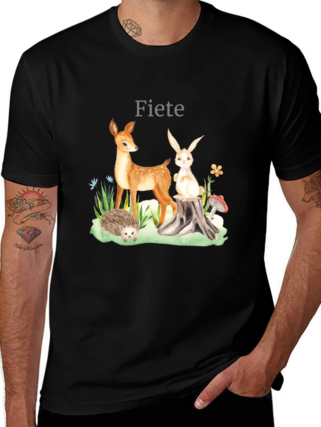 Variant 16 of Cute Forest Animal T-Shirt