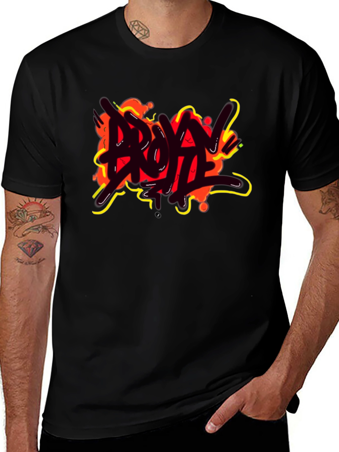 Variant 29 of Edgy Graphic Tee - Bold Artistic Streetwear T-Shirt