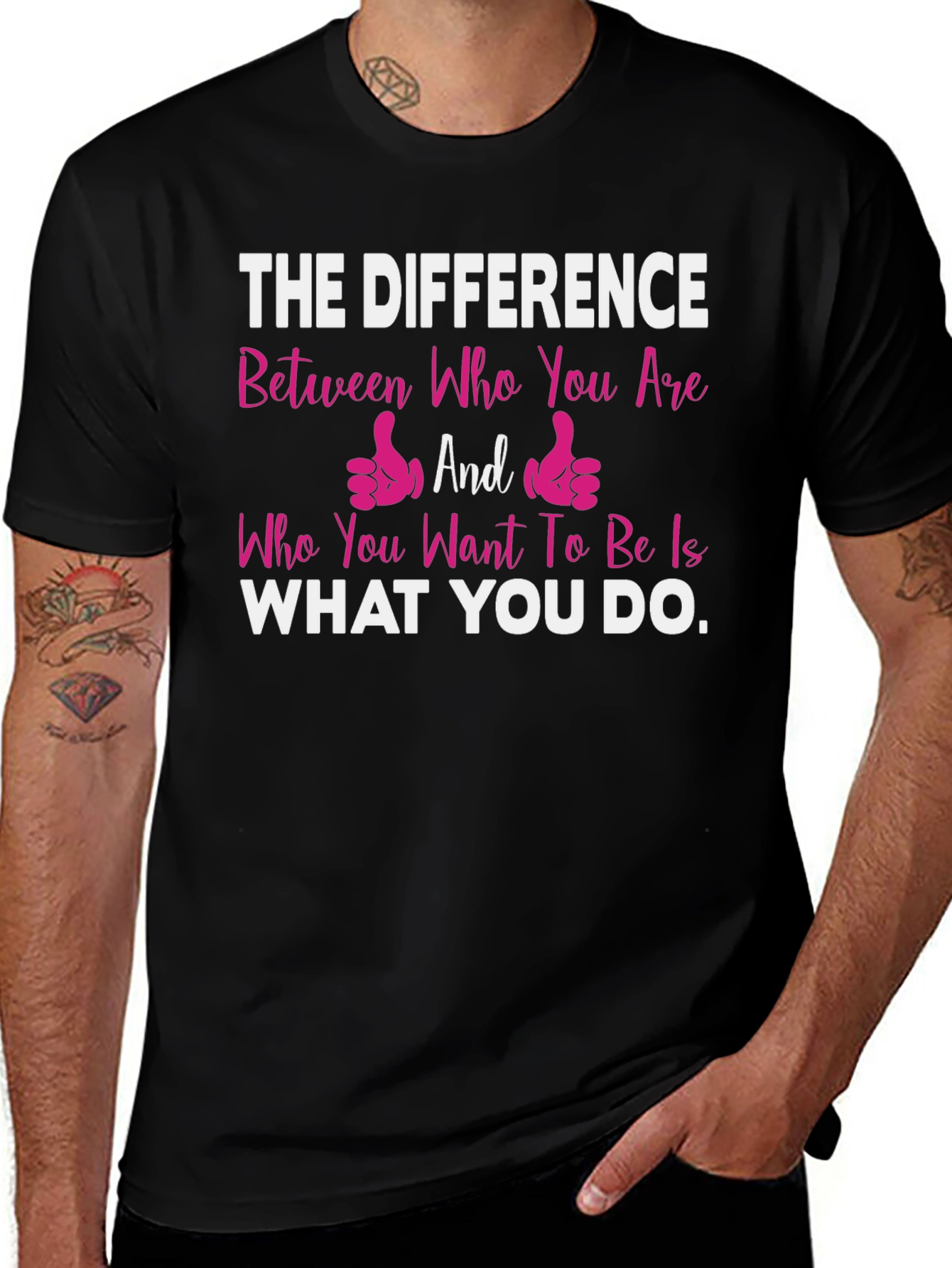 Variant 29 of Inspirational T-Shirt - Be Who You Want To Be