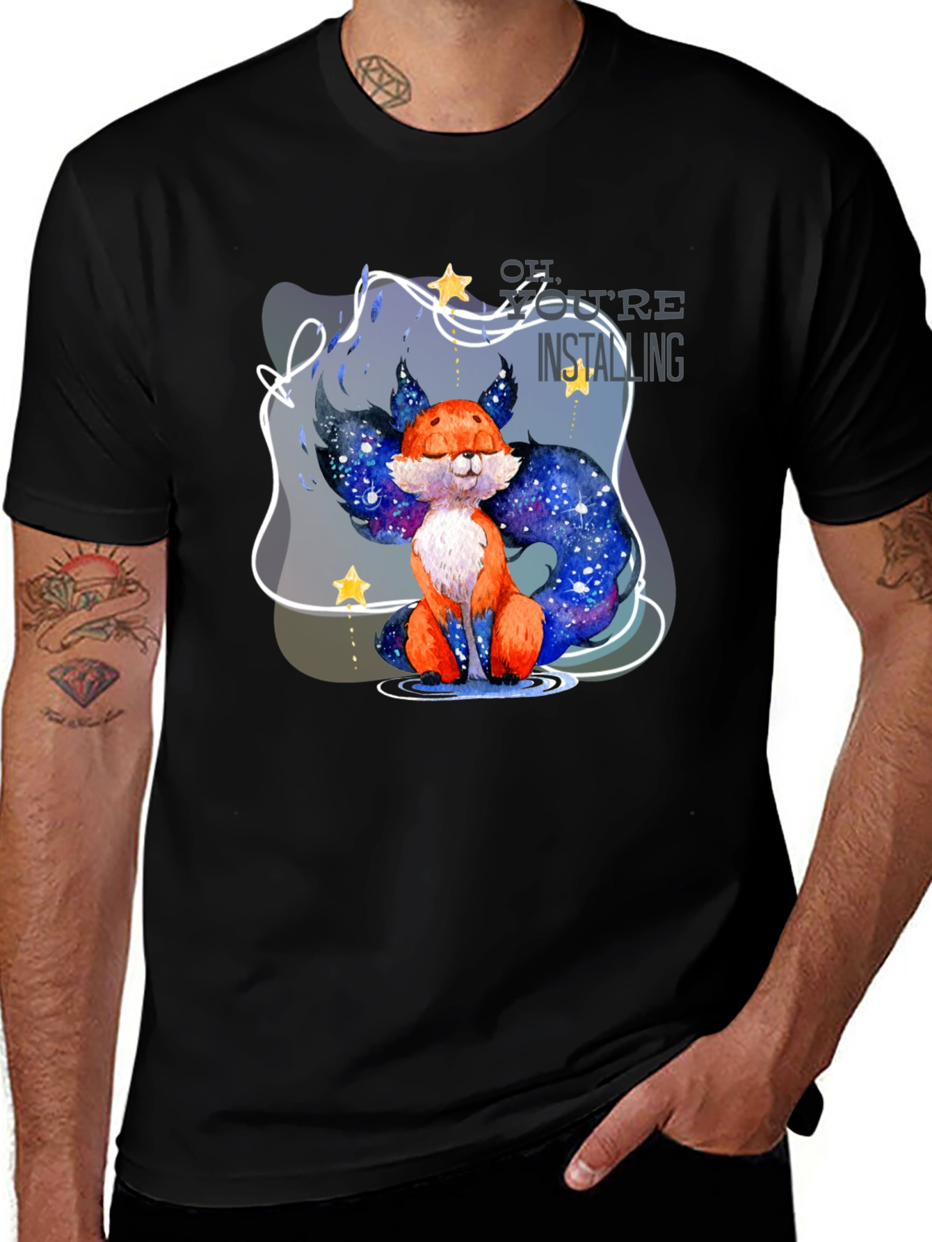Variant 28 of Galaxy Fox T-Shirt